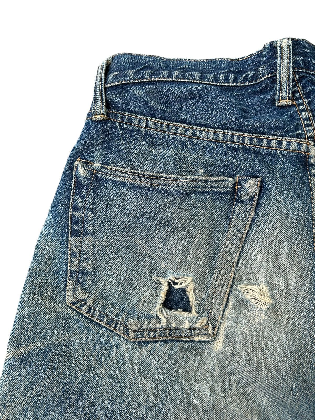 Kapital Thrashed Vintage Denime Selvedge Denim Jeans Size US 29 - 13 Thumbnail