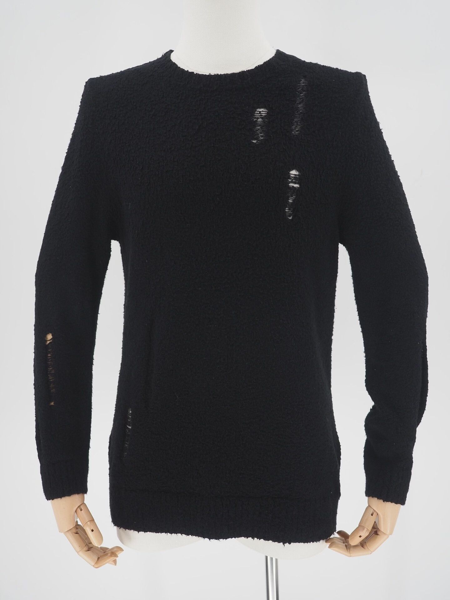 Undercover black distressed knit sweater by sue undercover Size M / US 6-8 / IT 42-44 - 1 Thumbnail