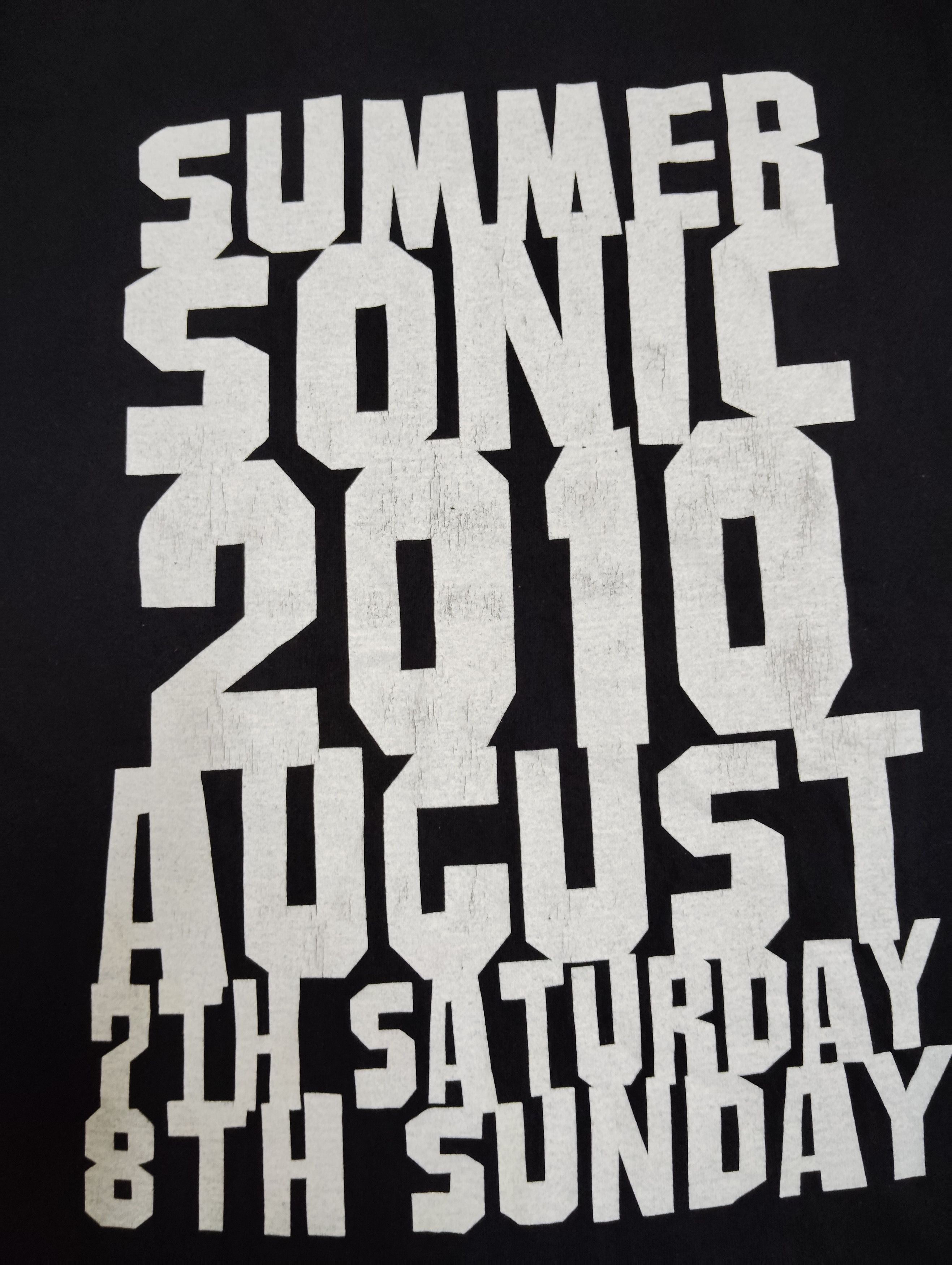 Band Tees SUMMER SONIC 2010 EVENT T-SHIRT Size US L / EU 52-54 / 3 - 3 Thumbnail