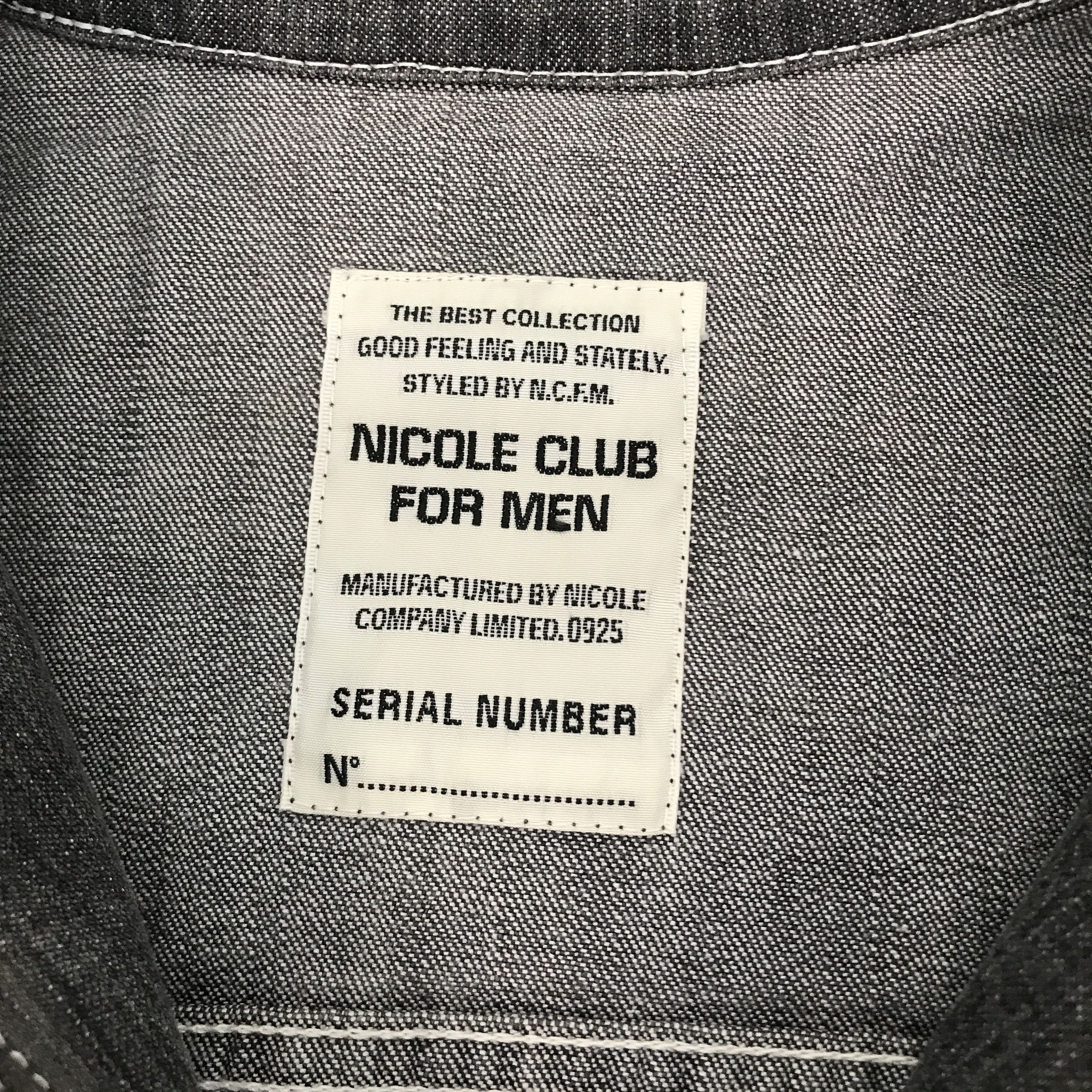 Japanese Brand × Nicole Club nicole club for men Black faded zipper jacket Size US S / EU 44-46 / 1 - 7 Thumbnail