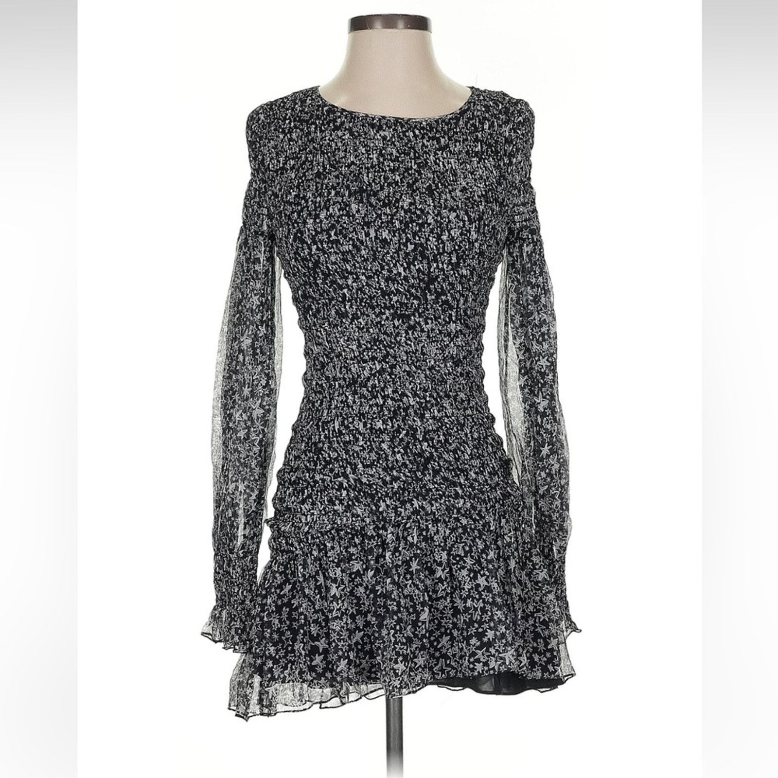 LoveShackFancy LoveShackFancy Scarlett Mini Dress - Size XS - 100% Silk Size XS / US 0-2 / IT 36-38 - 3 Thumbnail