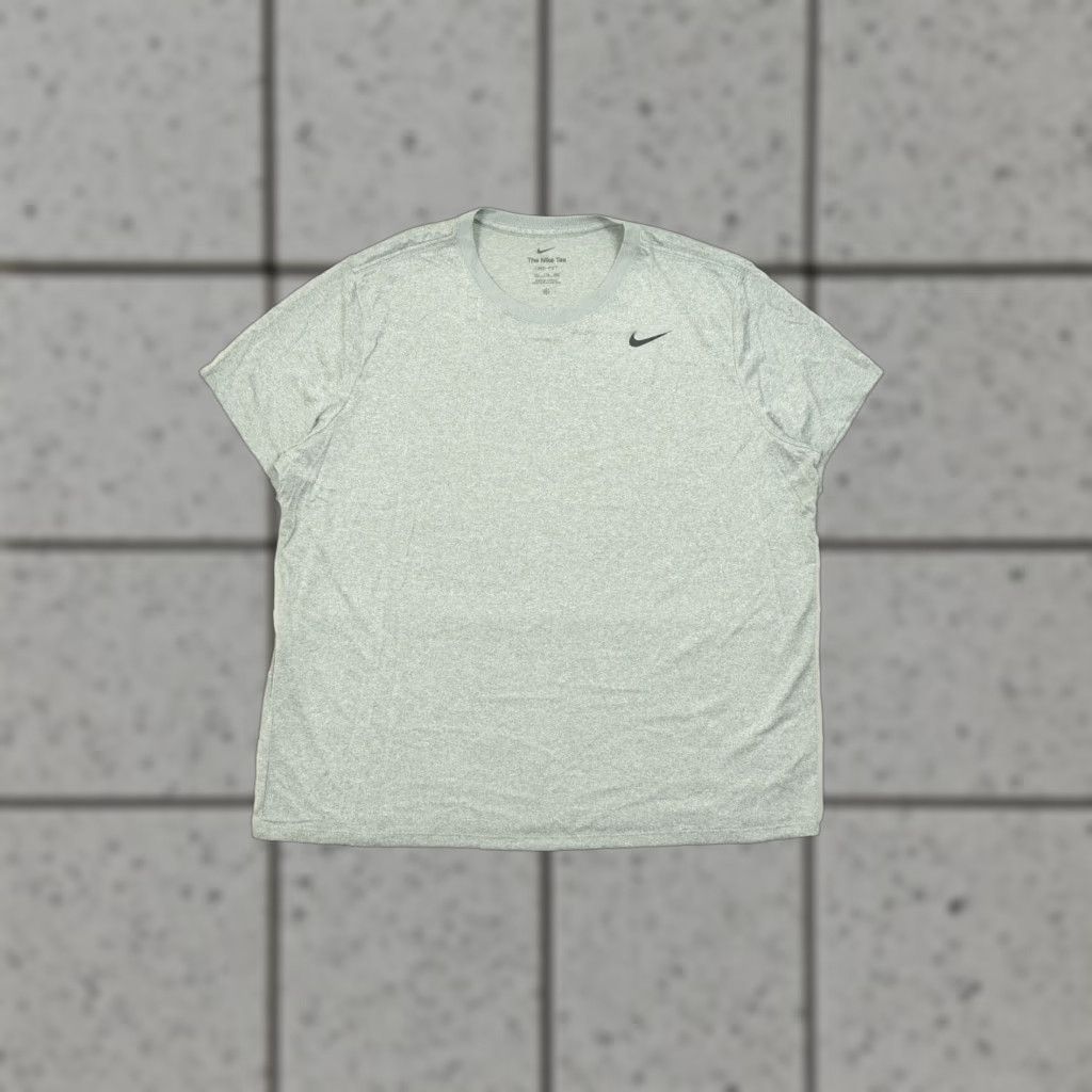Nike Nike Dri-Fit Men's XXL Gray Heather Short Sleeve Performance Athletic T-Shirt Size US XXL / EU 58 / 5 - 1 Thumbnail