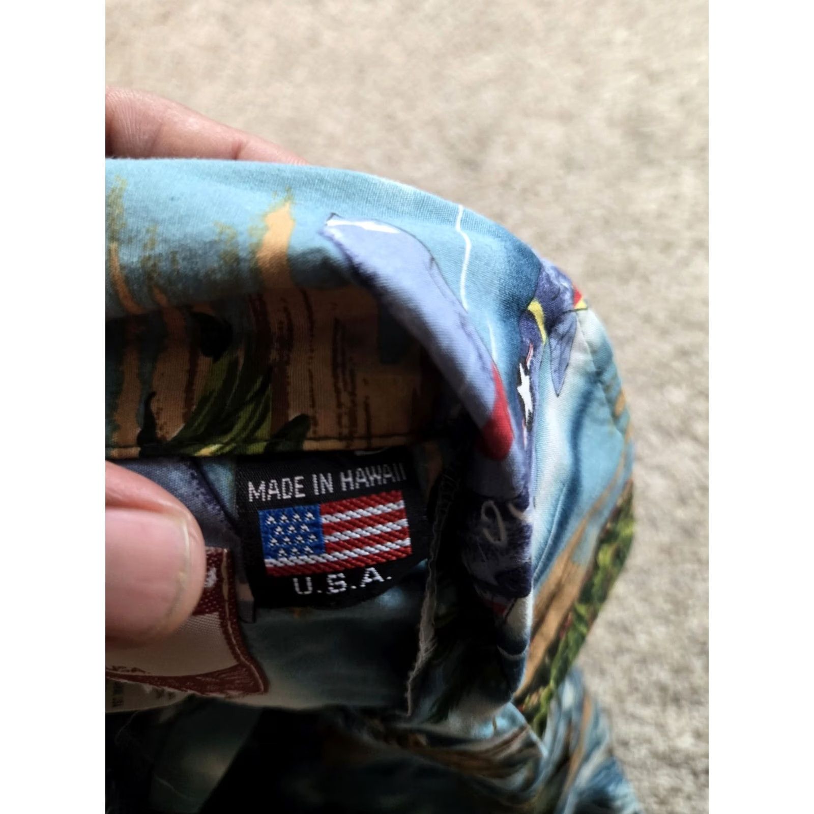 Vintage VINTAGE RJC Hawaiian Shirt Small Mens Blue Pearl Harbor Planes Button Up Size US S / EU 44-46 / 1 - 4 Thumbnail