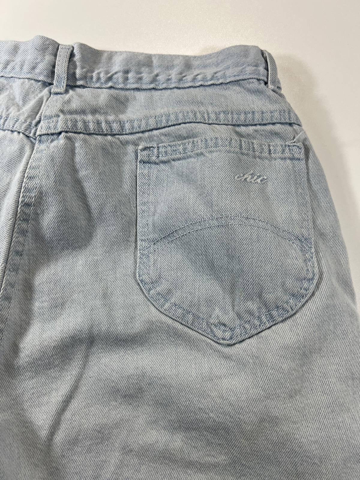 Unknown London Vintage Chic Light Blue Denim Shorts Size US 28 / EU 44 - 10 Thumbnail