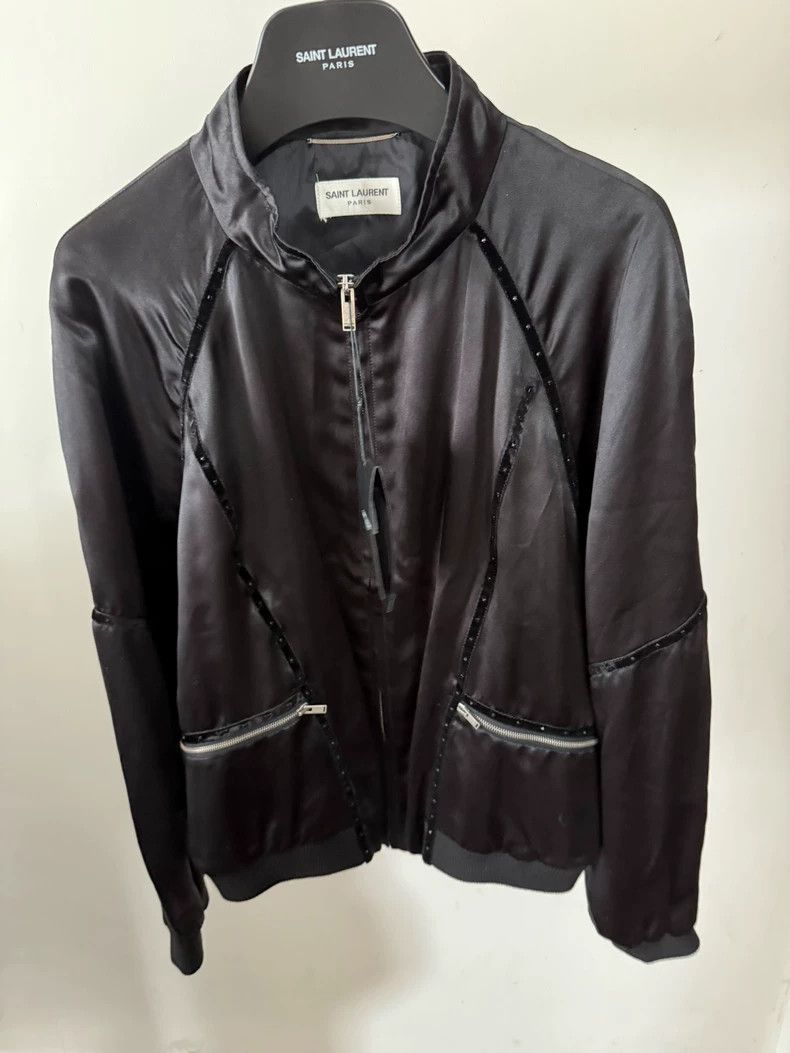 Saint Laurent Paris saint laurent parisSatin Jacket 2503-Nextarrow Size US M / EU 48-50 / 2 - 1 Thumbnail