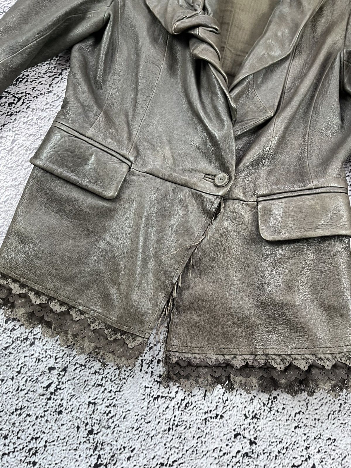 Essentiel Antwerp Leather jacket Essentiel Antwerp vintage vibe avant garde Size XS / US 0-2 / IT 36-38 - 9 Thumbnail