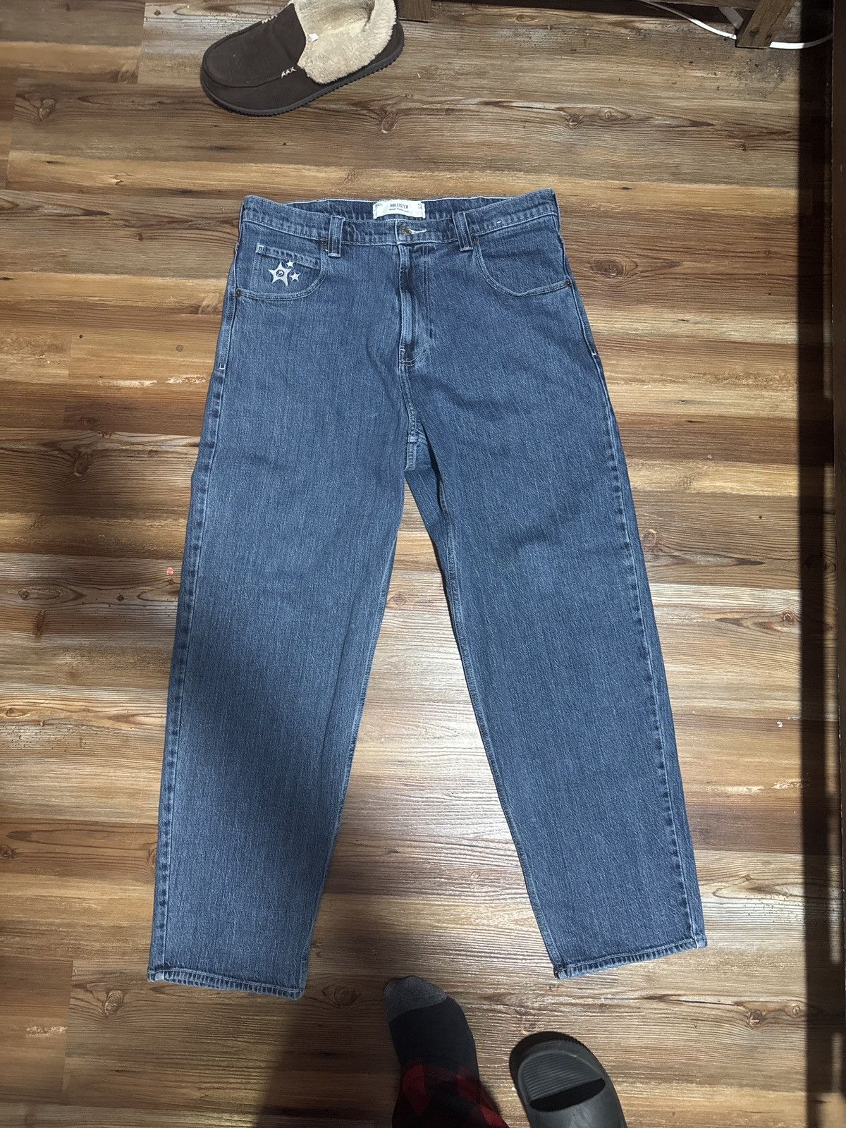 Hollister Hollister Navy blue baggy skater jeans Size US 36 / EU 52 - 1 Thumbnail