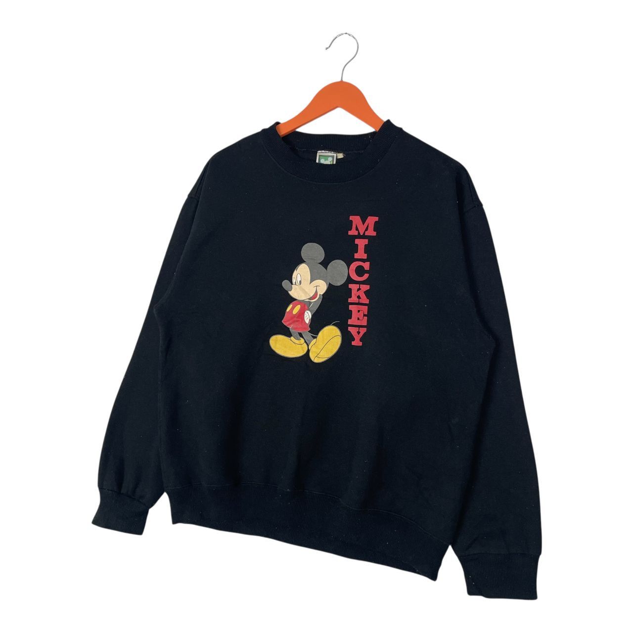 Mickey Mouse Vintage Mickey Mouse Big Printed Logo Pullover Sweatshirt Size US L / EU 52-54 / 3 - 2 Thumbnail
