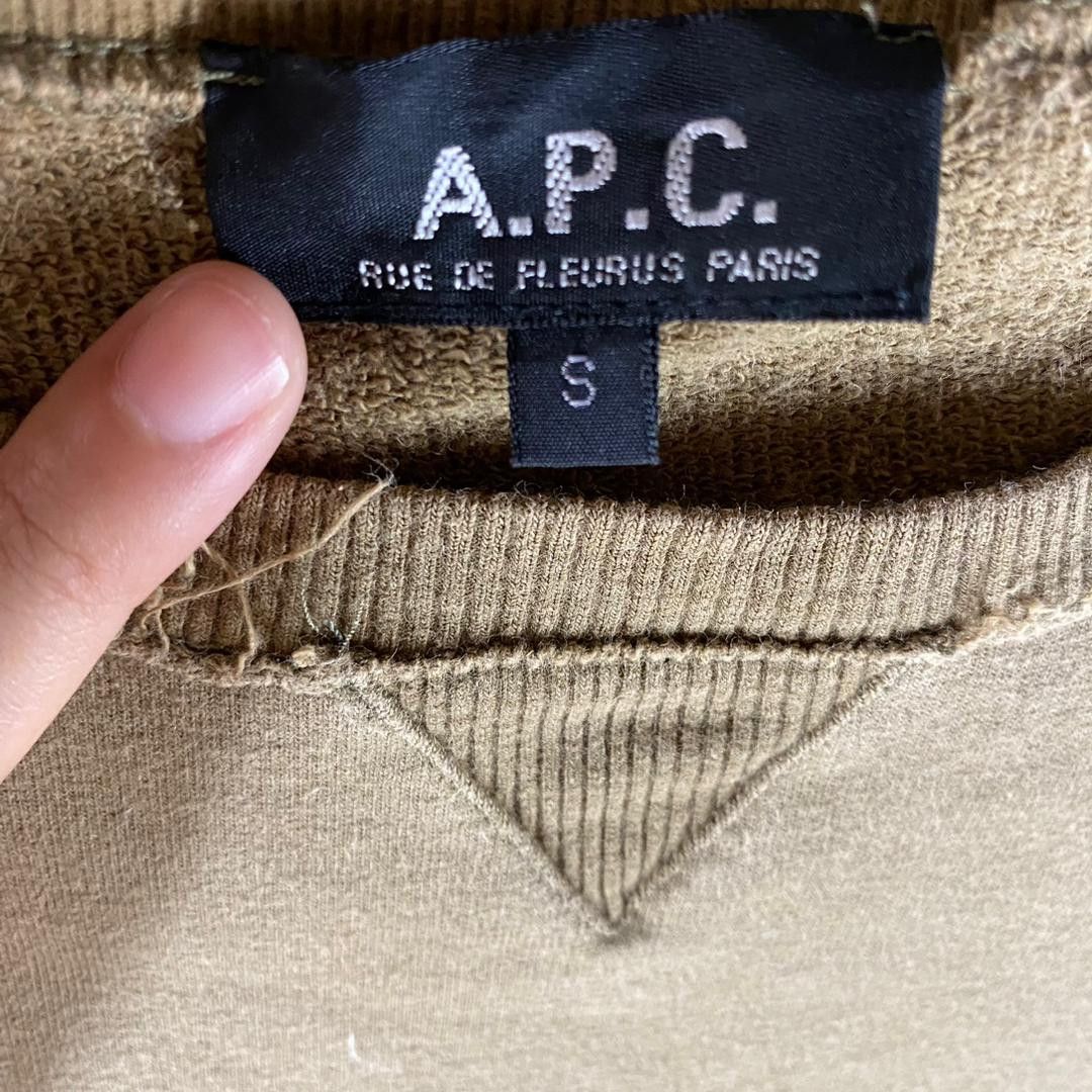A.P.C. Vintage APC Short Sleeve Sweatshirt Size US S / EU 44-46 / 1 - 7 Thumbnail