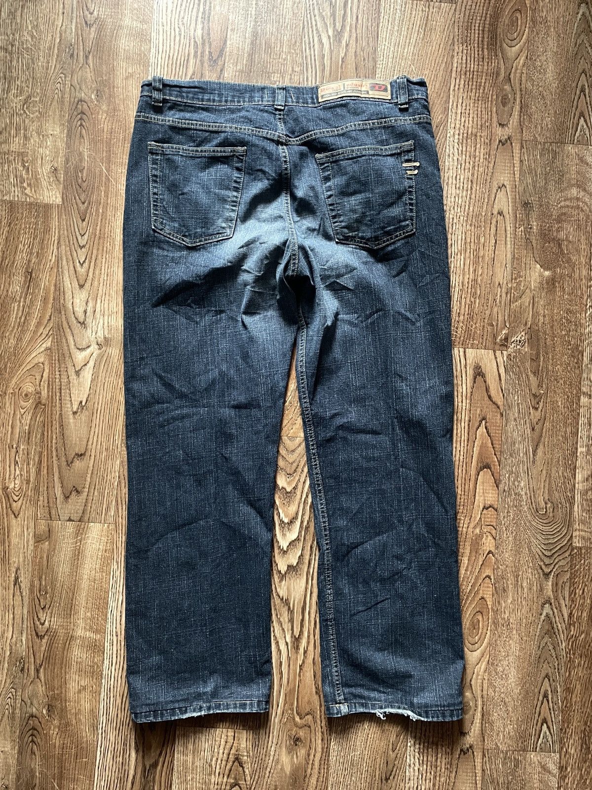 Diesel Vintage Diesel Jeans Distressed Faded Flared Wide Baggy Y2K Size US 36 / EU 52 - 6 Thumbnail