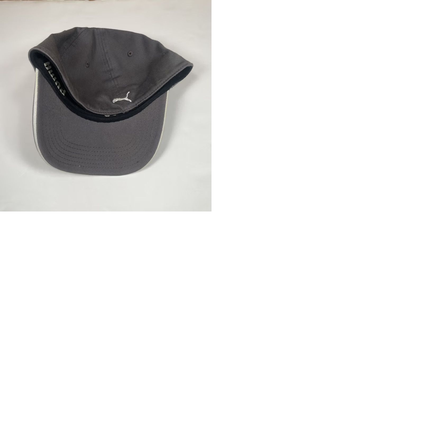 Puma PUMA Embroidered Stretch Fitted Baseball Hat Cap Adult Size L/XL Solid Gray Size ONE SIZE - 9 Thumbnail