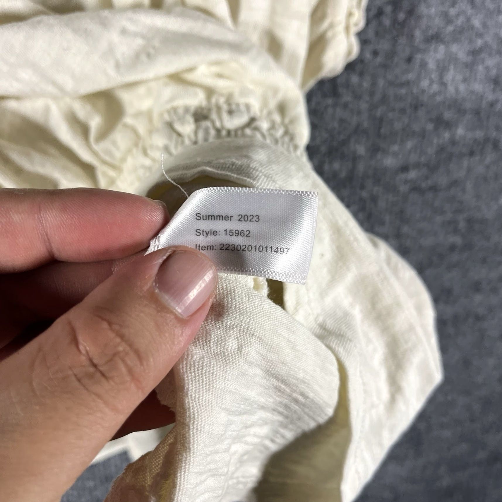 Marine Layer MARINE LAYER Square Neck Smocked Tank Top Women's XL White Basic Size XL / US 12-14 / IT 48-50 - 6 Thumbnail