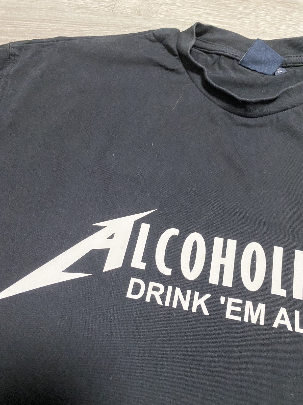 Daniel Hechter Vintage Metallica Alcoholica Drink Em All size XL Size US XL / EU 56 / 4 - 4 Thumbnail