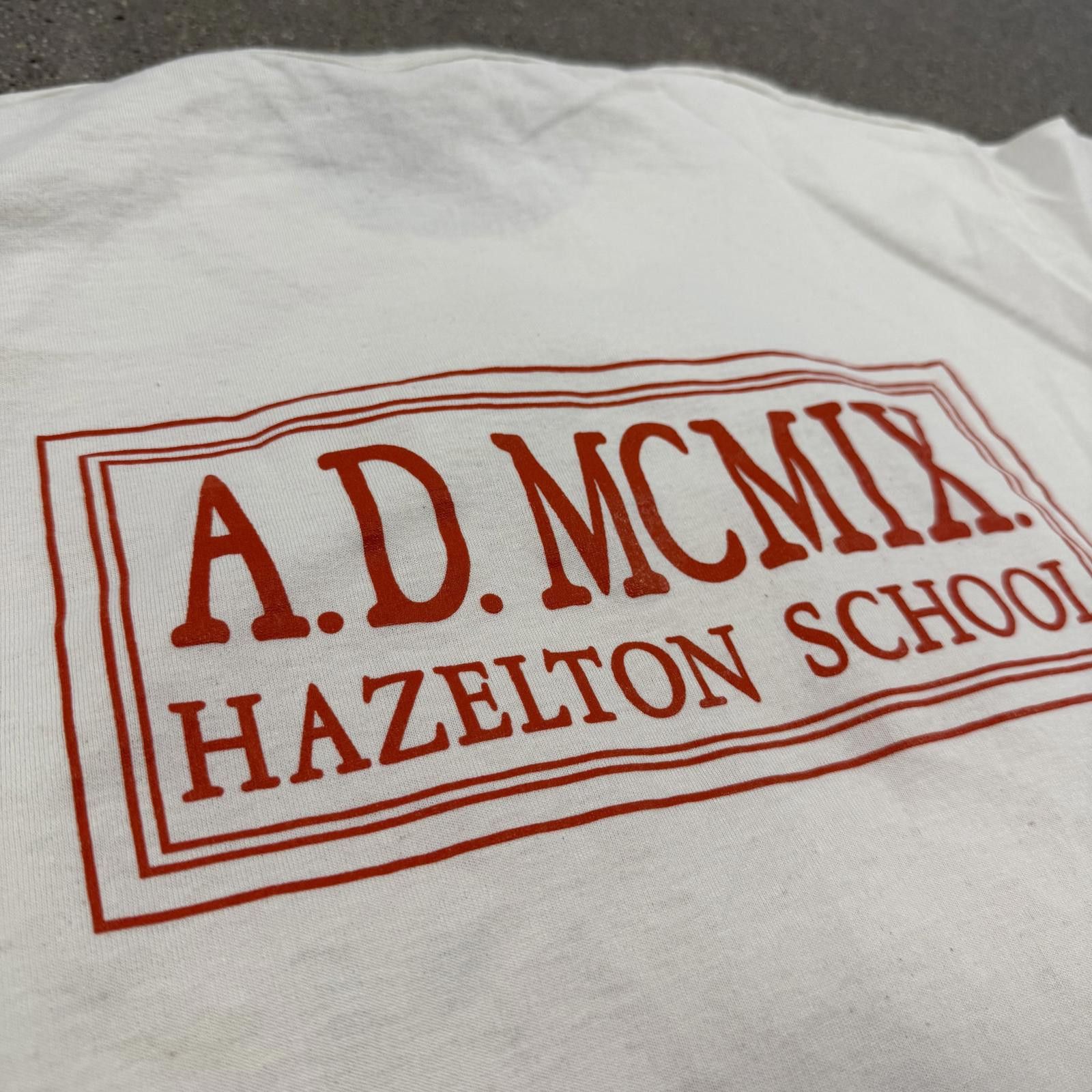 Fruit Of The Loom Vtg 1997 Save Hazelton School T-Shirt Greeley CO Made in USA Size US L / EU 52-54 / 3 - 9 Thumbnail