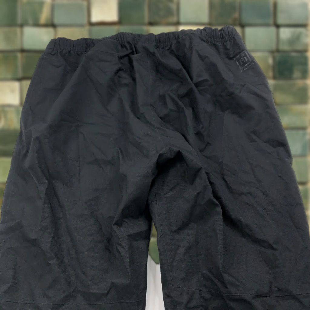 Vintage REI Elements Mens Rain Pants XXL 2XL 32L Black Polyester Trek Hiking Breathable Convertible Wind Size US 39 - 1 Thumbnail