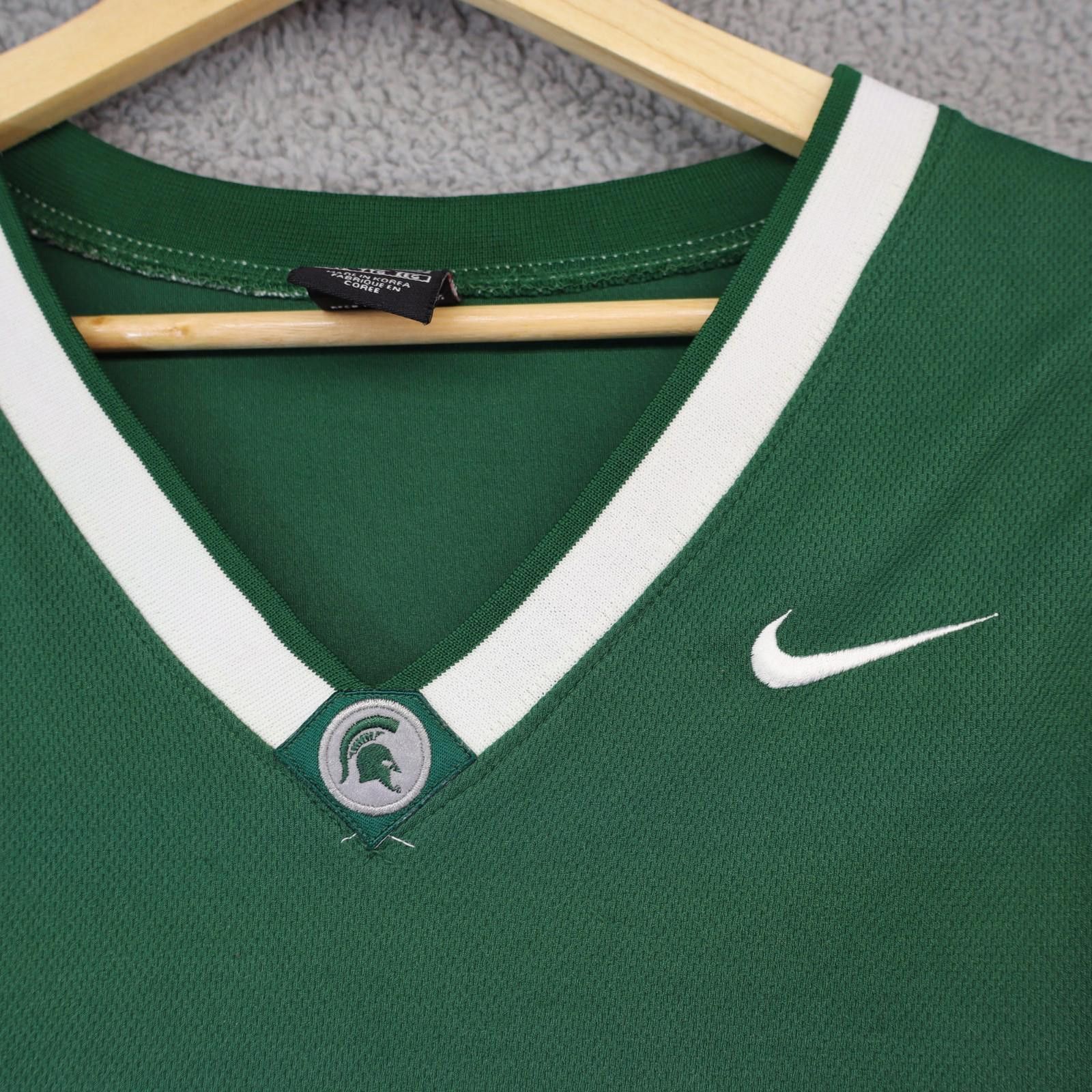 Nike Michigan State University Player Issue Jersey Nike #12 Size ONE SIZE - 4 Thumbnail