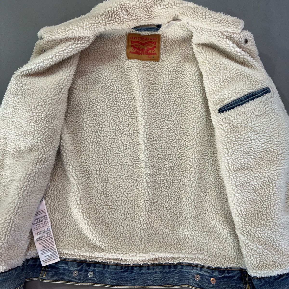 Levi's Levi's Sherpa Denim Jacket Size US S / EU 44-46 / 1 - 2 Thumbnail