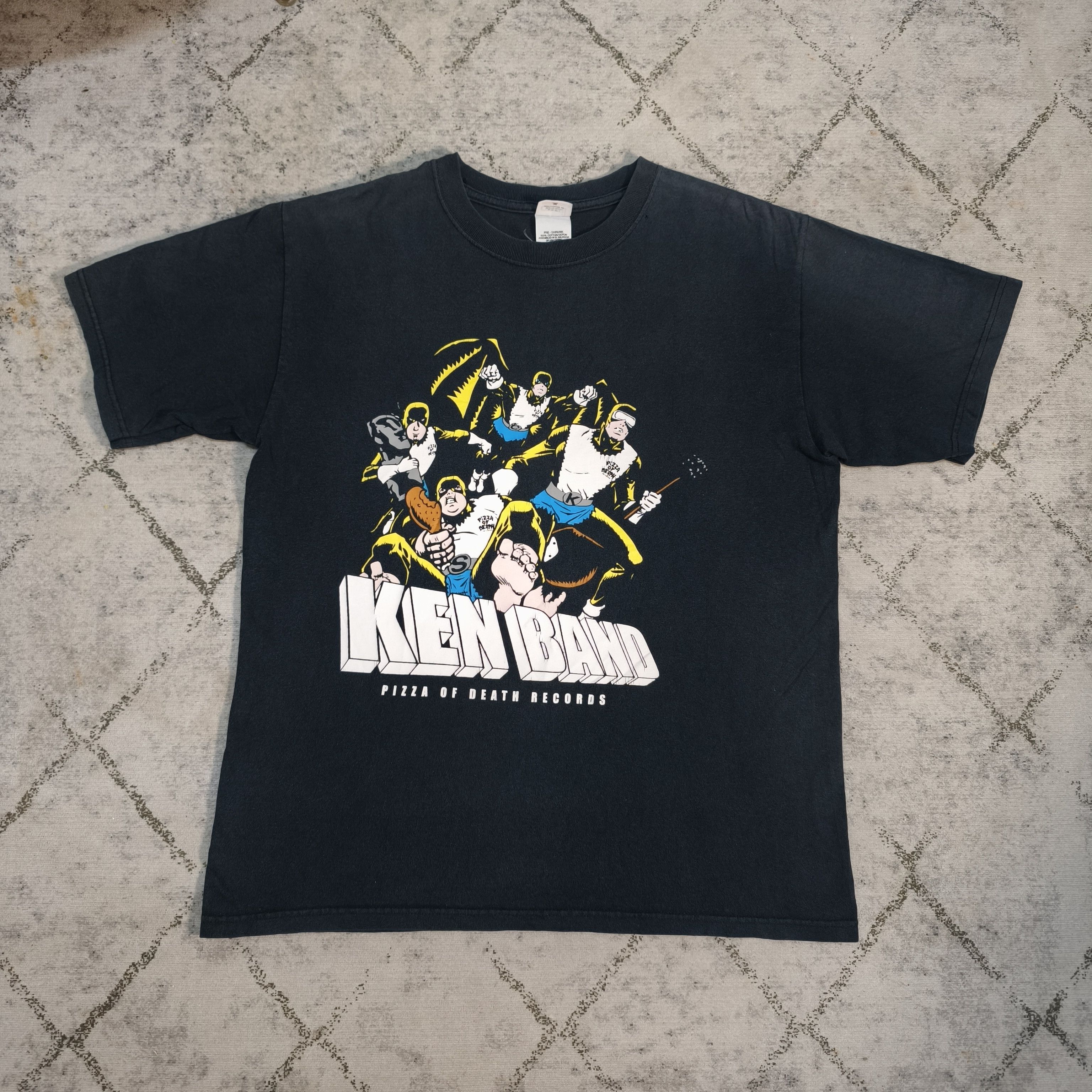 Anvil × Band Tees Vintage Anvil Kien Band Pizza of Death Record Tee Size US M / EU 48-50 / 2 - 3 Thumbnail