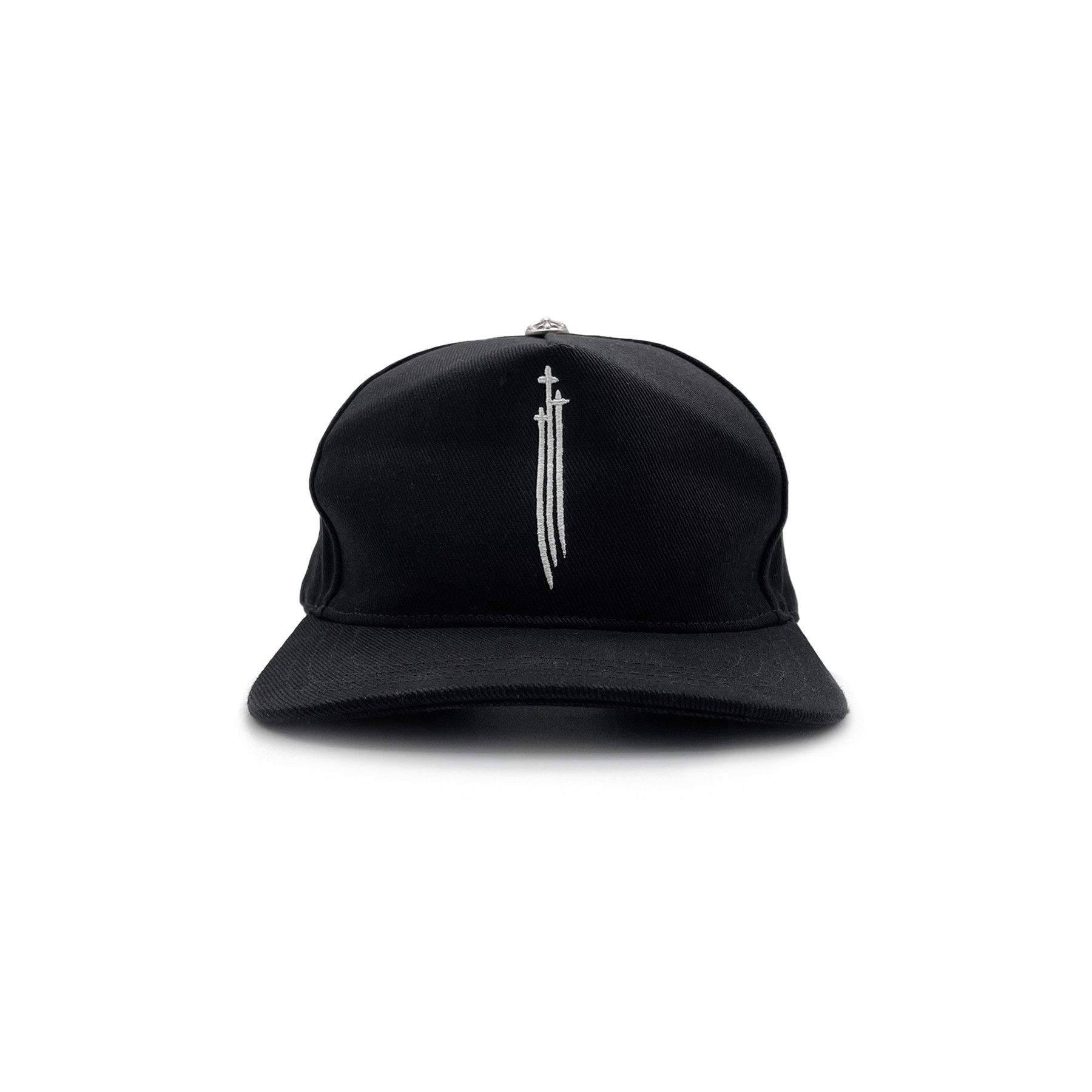 Chrome Hearts RS3 Triple Cross Embriodered Baseball Cap