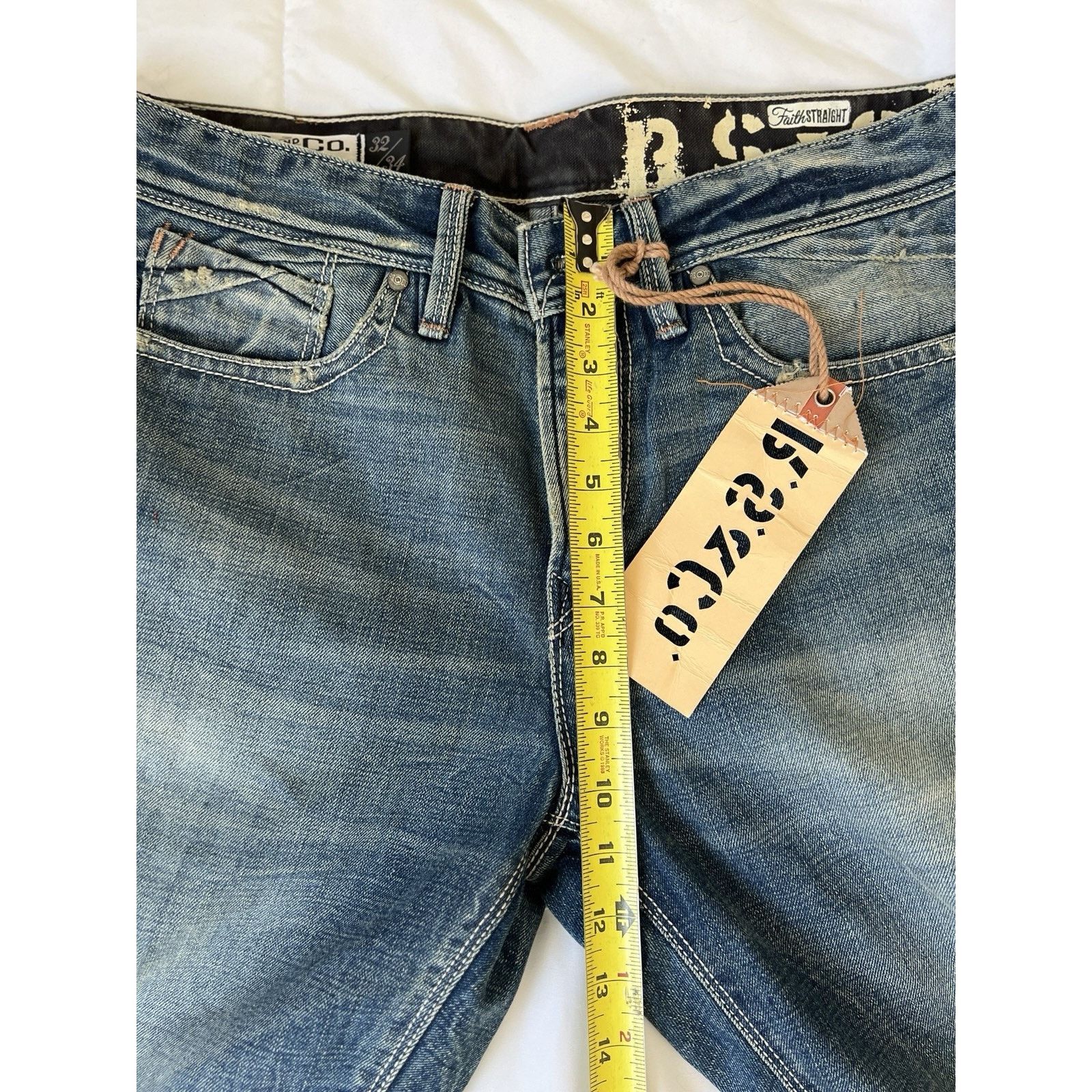 Rising Sun & Co. RS And CO Jeans Wide Leg Size 32 NWT Shane boot fit indigo Size US 32 / EU 48 - 12 Thumbnail