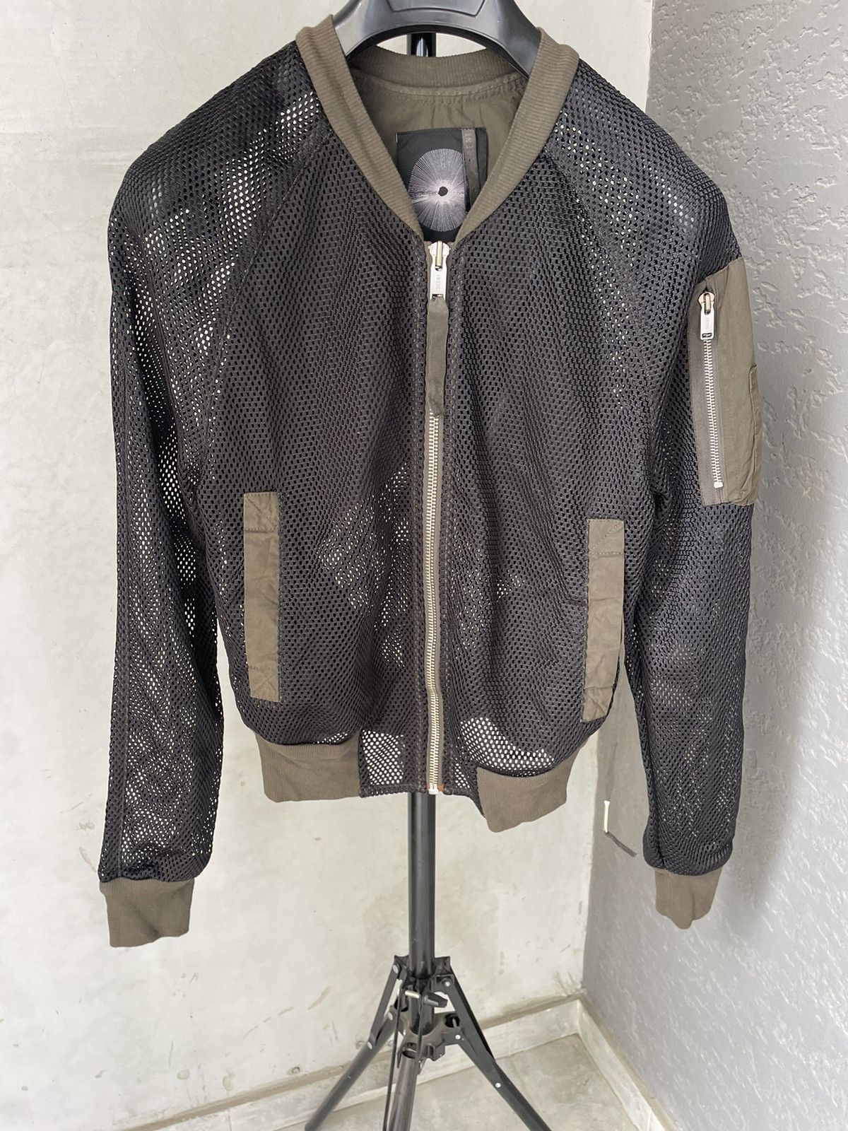 Silent By Damir Doma Silent by Damir Doma FW13 Fishnet Bomber Jacket Size US XS / EU 42 / 0 - 1 Thumbnail