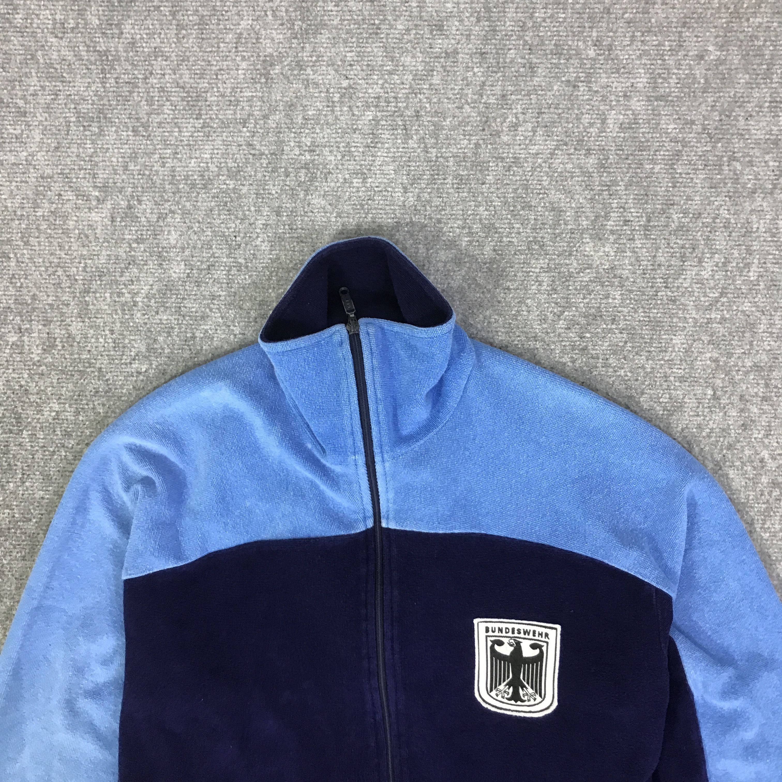 Japanese Brand 90S BUNDESWEHR SWEATER ZIP JACKET K98B19 Size US L / EU 52-54 / 3 - 2 Thumbnail