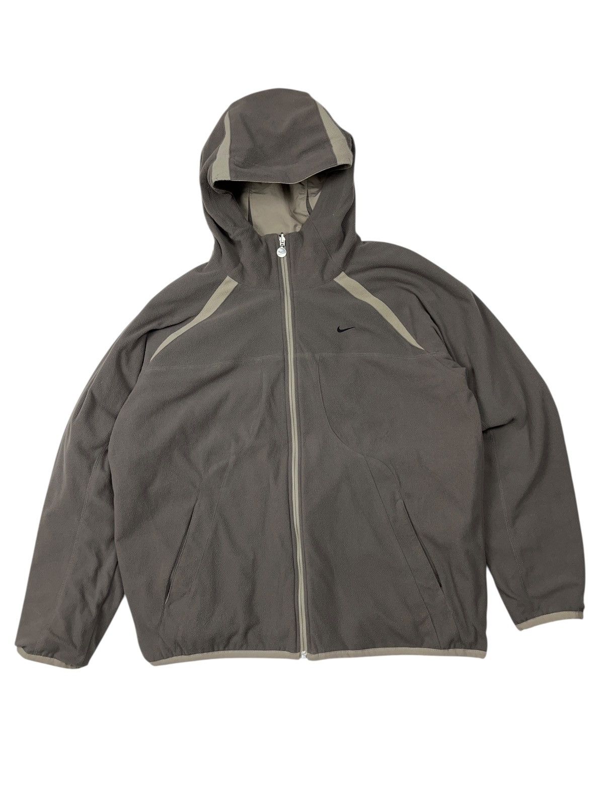 Nike Vintage y2k Nike Reversible Jacket Nylon/Fleece Size US L / EU 52-54 / 3 - 2 Thumbnail