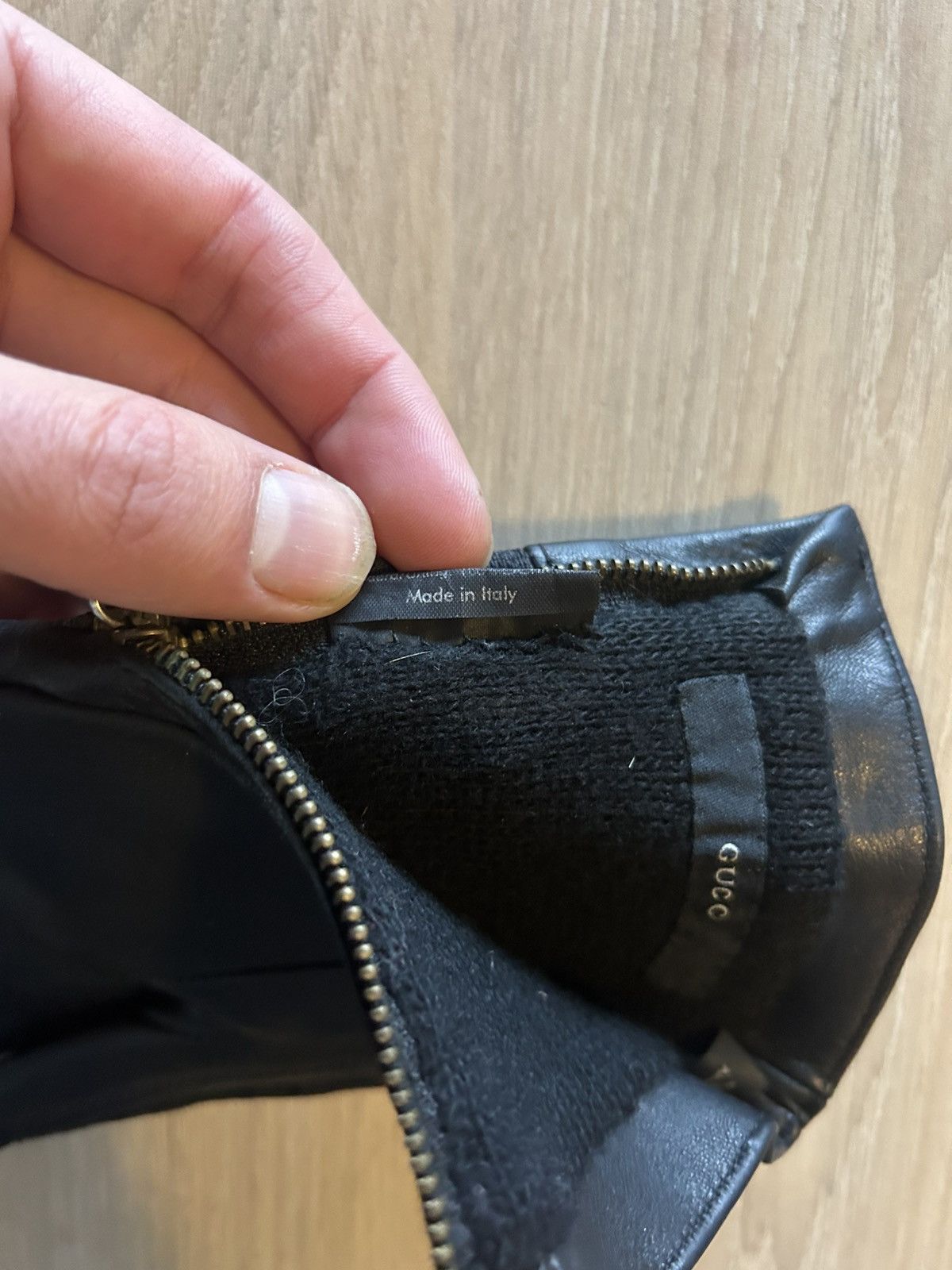 Gucci Gucci GG Monogram Leather Gloves Size ONE SIZE - 14 Thumbnail