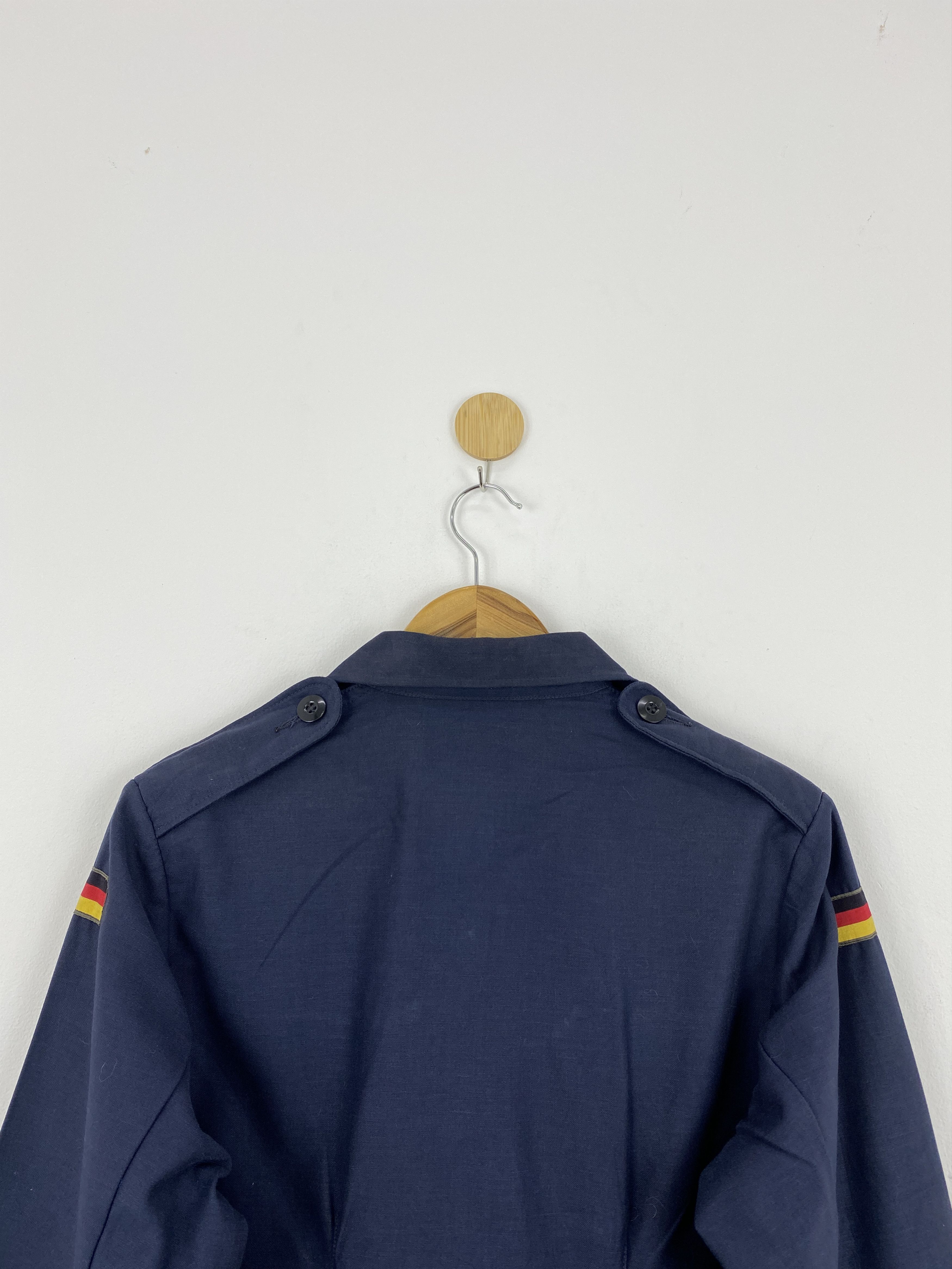 Vintage 80s Vintage Germany Military Denim Jacket J1806 Size US XS / EU 42 / 0 - 4 Thumbnail