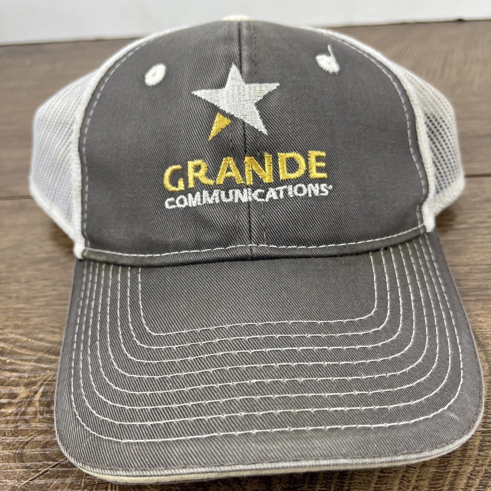 Other Grande Communications Hat Gray Hat Adjustable Gray Adult Siz Size ONE SIZE - 6 Thumbnail