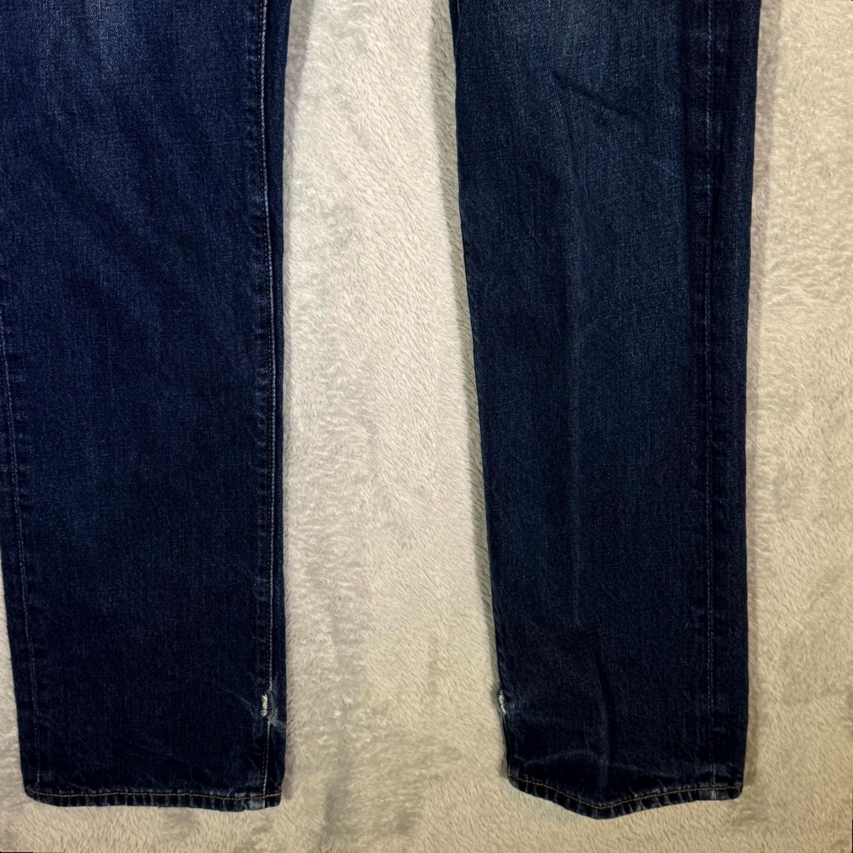 Abercrombie & Fitch Abercrombie & Fitch Jeans Men 33x32 Blue Denim Mid-Rise Straight Leg Casual Modern 5-Pocket Mens Size US 33 - 5 Thumbnail