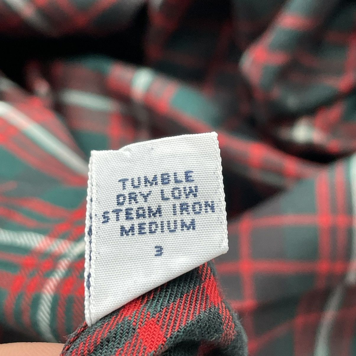 Polo Ralph Lauren × Vintage Vintage 90s Ralph Lauren Red Green Plaid Button Down Blaire Size US XXL / EU 58 / 5 - 6 Thumbnail