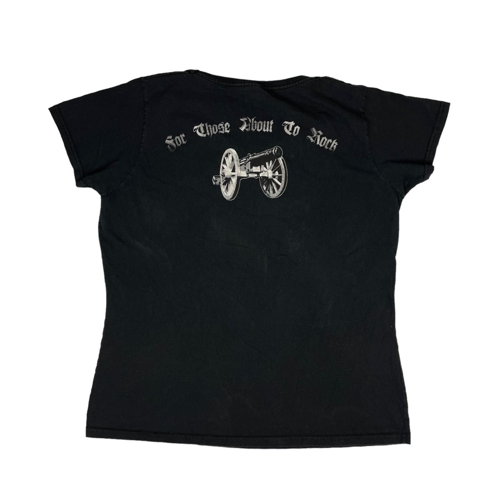 Fruit Of The Loom Vintage AC/DC Me Salute You T Shirt Size XXL Black Size XXL / US 16-18 / IT 52-54 - 8 Thumbnail