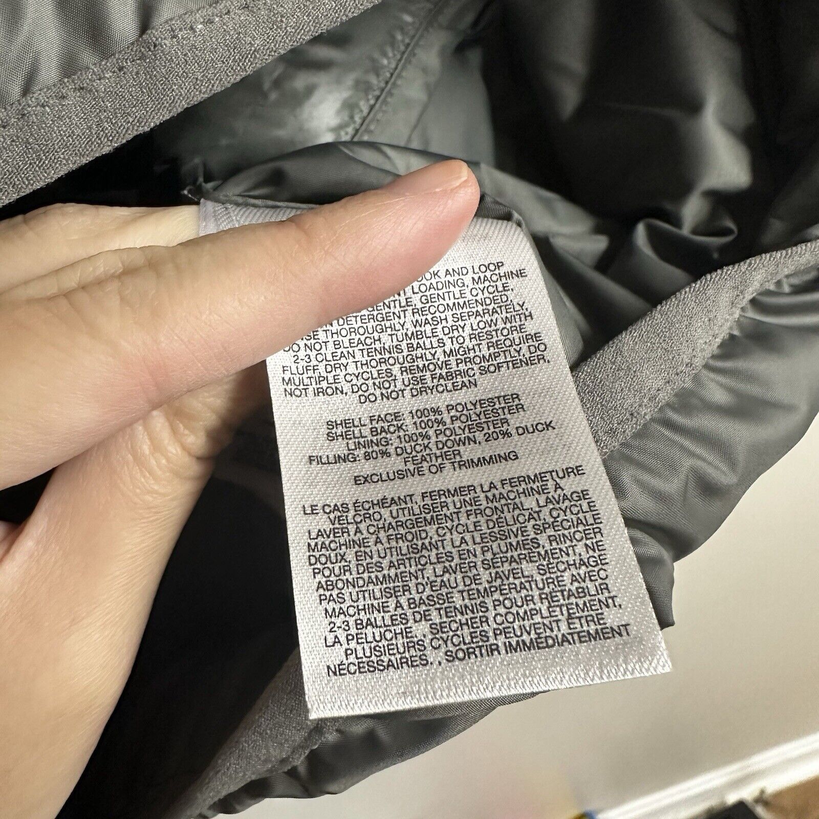 Columbia NWT Columbia Women's Peak Down Hooded Jacket Grey Large Size L / US 10 / IT 46 - 3 Thumbnail