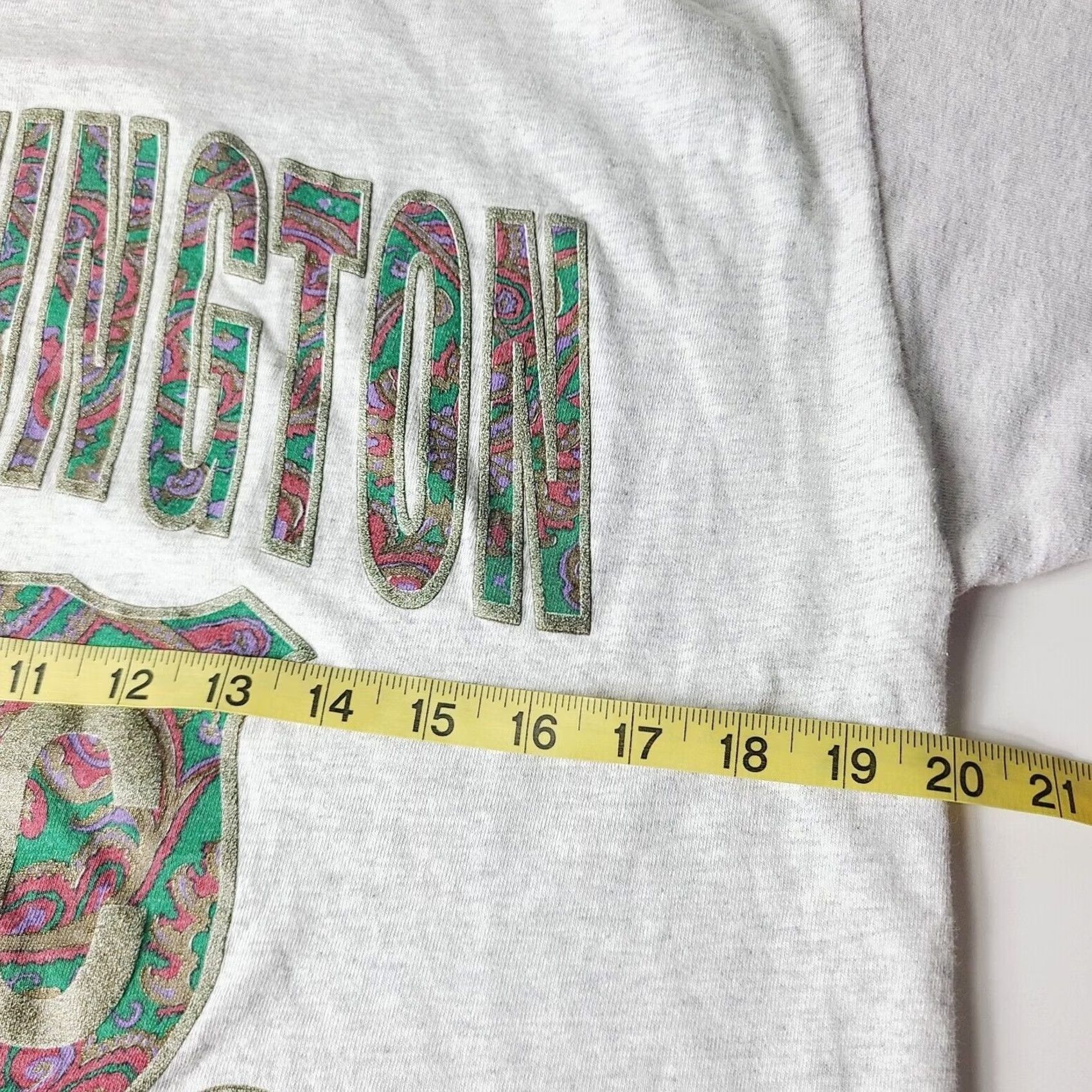 Vintage VINTAGE Signal Sports Washington DC Capitol USA 90's Graphic Shirt Men's Large Gray Size US L / EU 52-54 / 3 - 7 Thumbnail