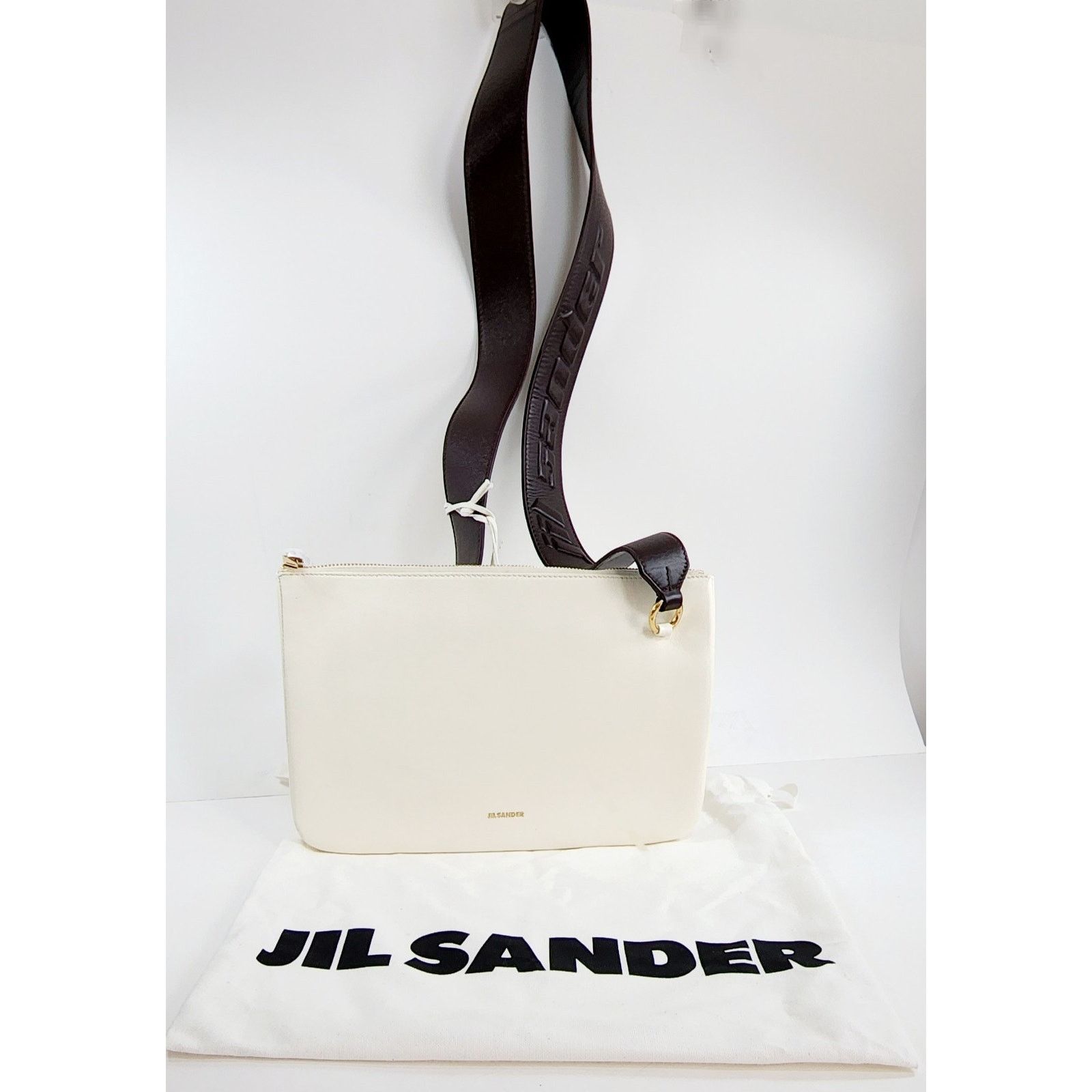Jil Sander JIL SANDER Leather Crossbody BagLogo Detachable Strap Zipped Size ONE SIZE - 2 Thumbnail