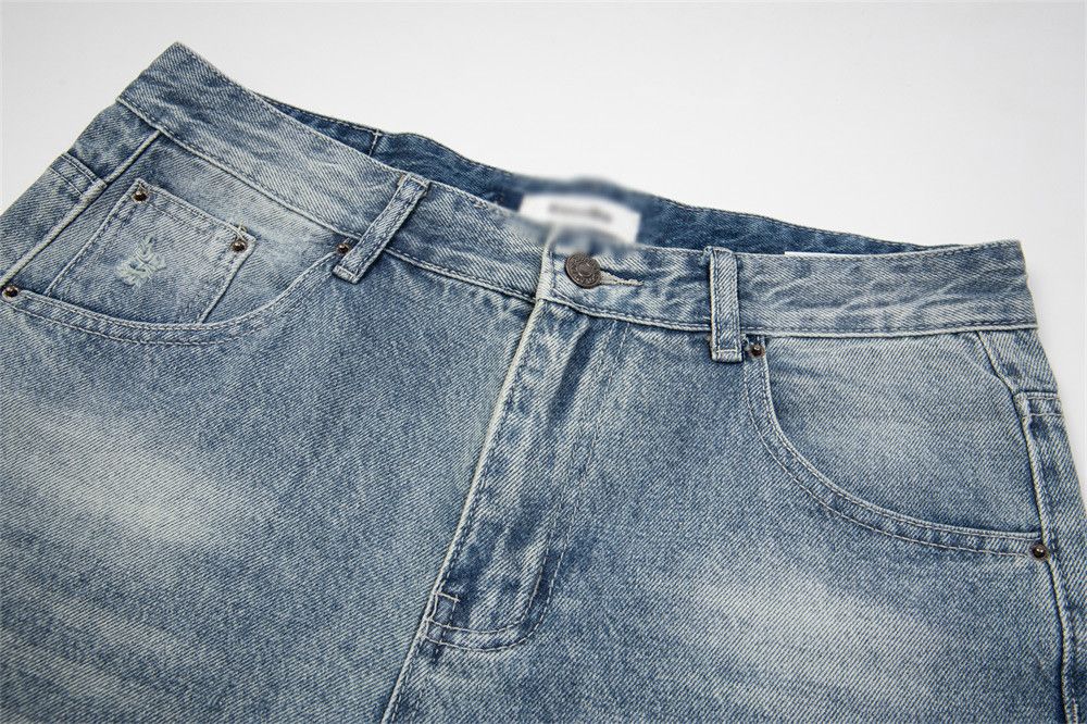 Japanese Brand × Jean Men's punk gradient washed straight jeans y2k Size US 32 / EU 48 - 3 Thumbnail