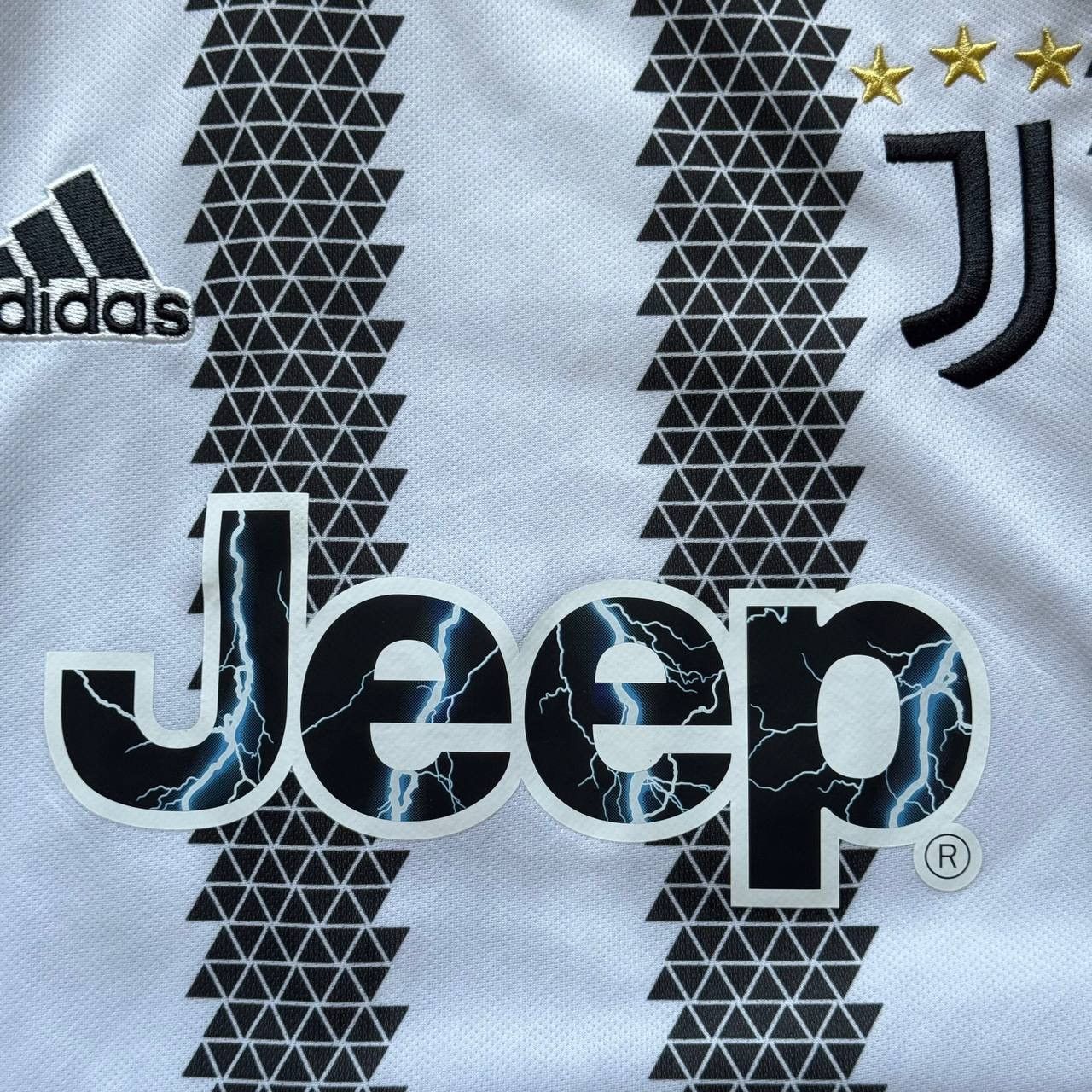 Adidas BLOKECORE ⚽️ ADIDAS JUVENTUS SOCCER TSHIRT JERSEY KIT JEEP Size US L / EU 52-54 / 3 - 4 Thumbnail