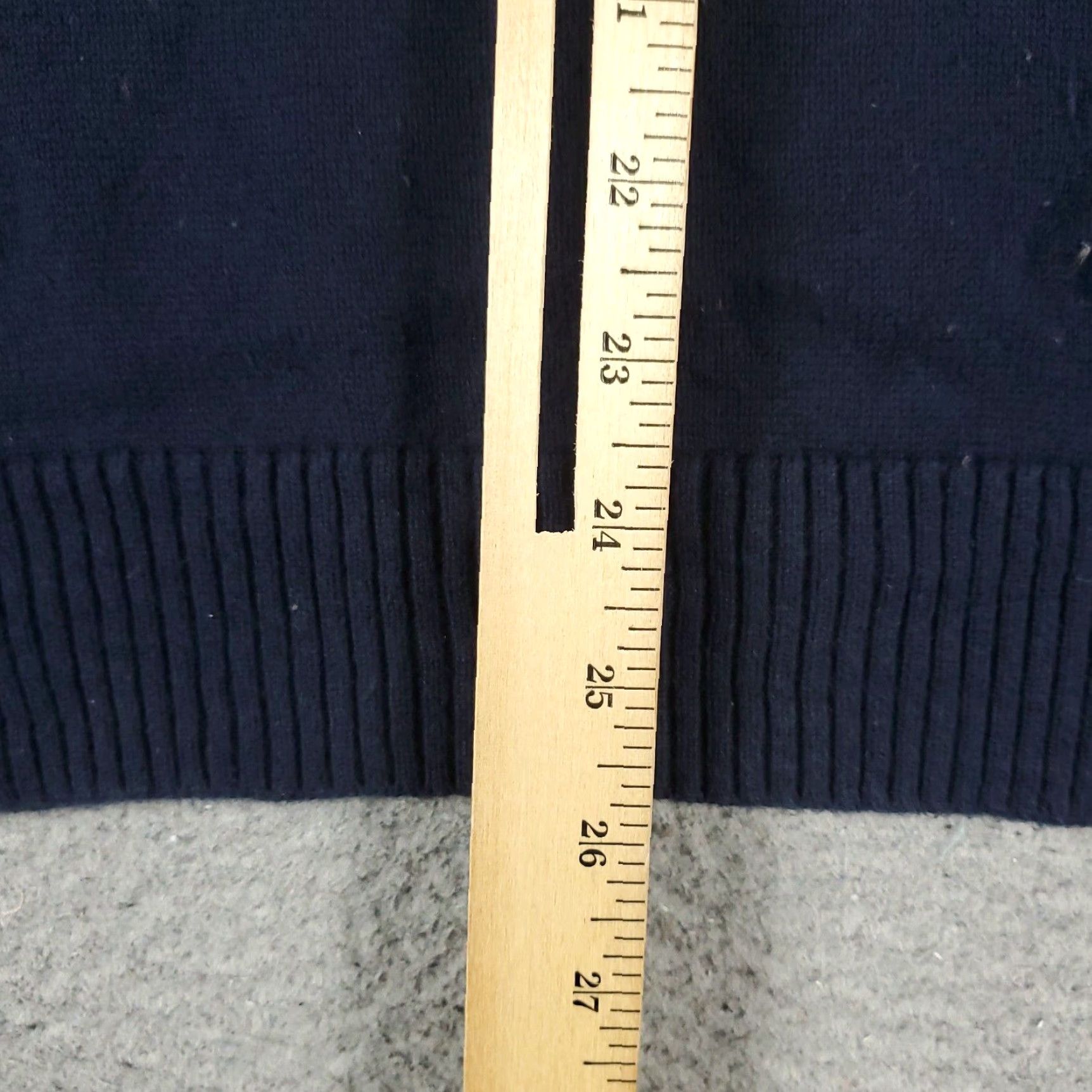 Nautica Nautica Mens Large Blue 1/4 Zip Up Pullover Sweater Casual Knit Top Long Sleeve Size US L / EU 52-54 / 3 - 7 Thumbnail