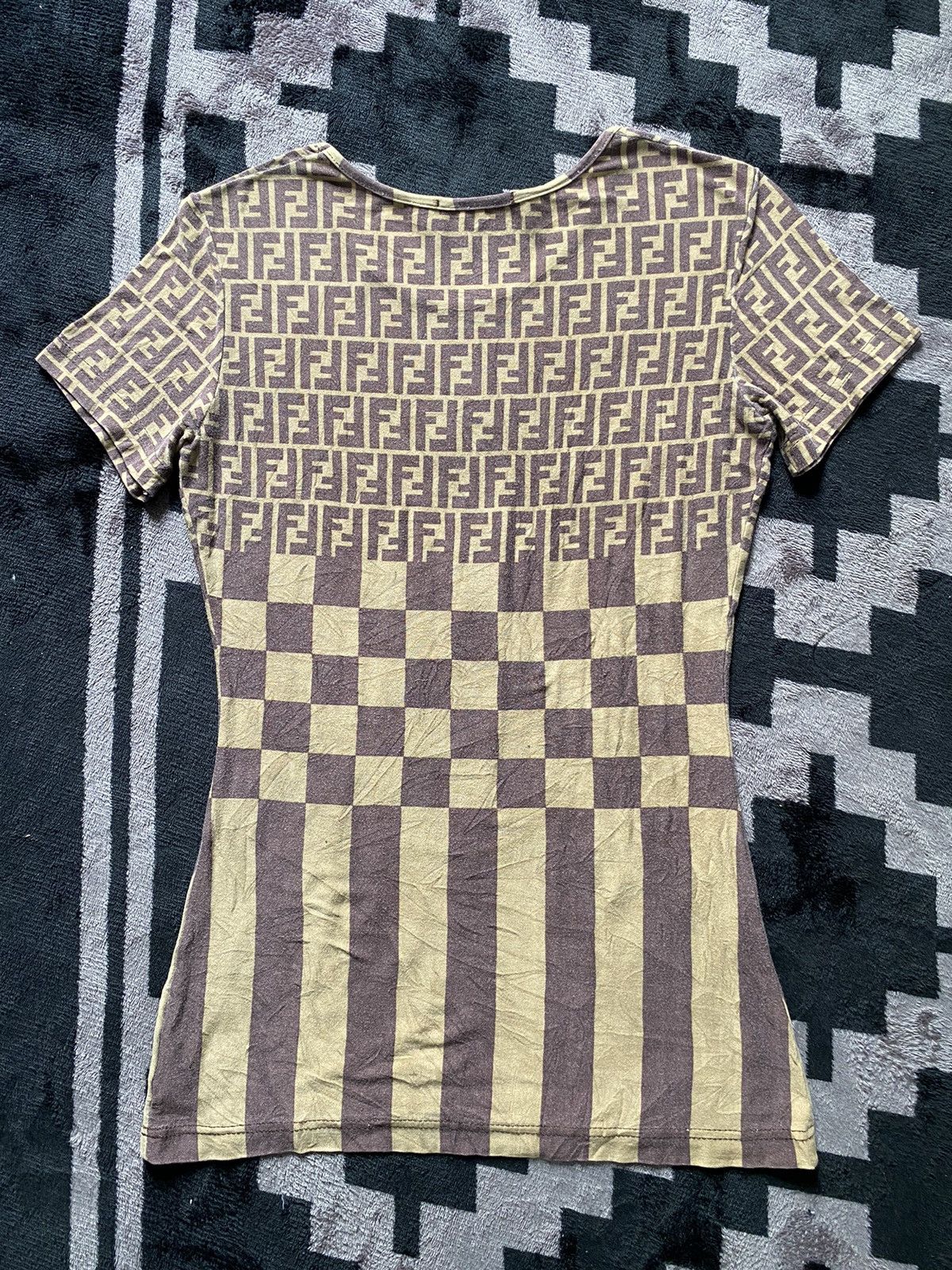 Fendi Vintage Fendi Monogram tshirts Size M / US 6-8 / IT 42-44 - 2 Thumbnail