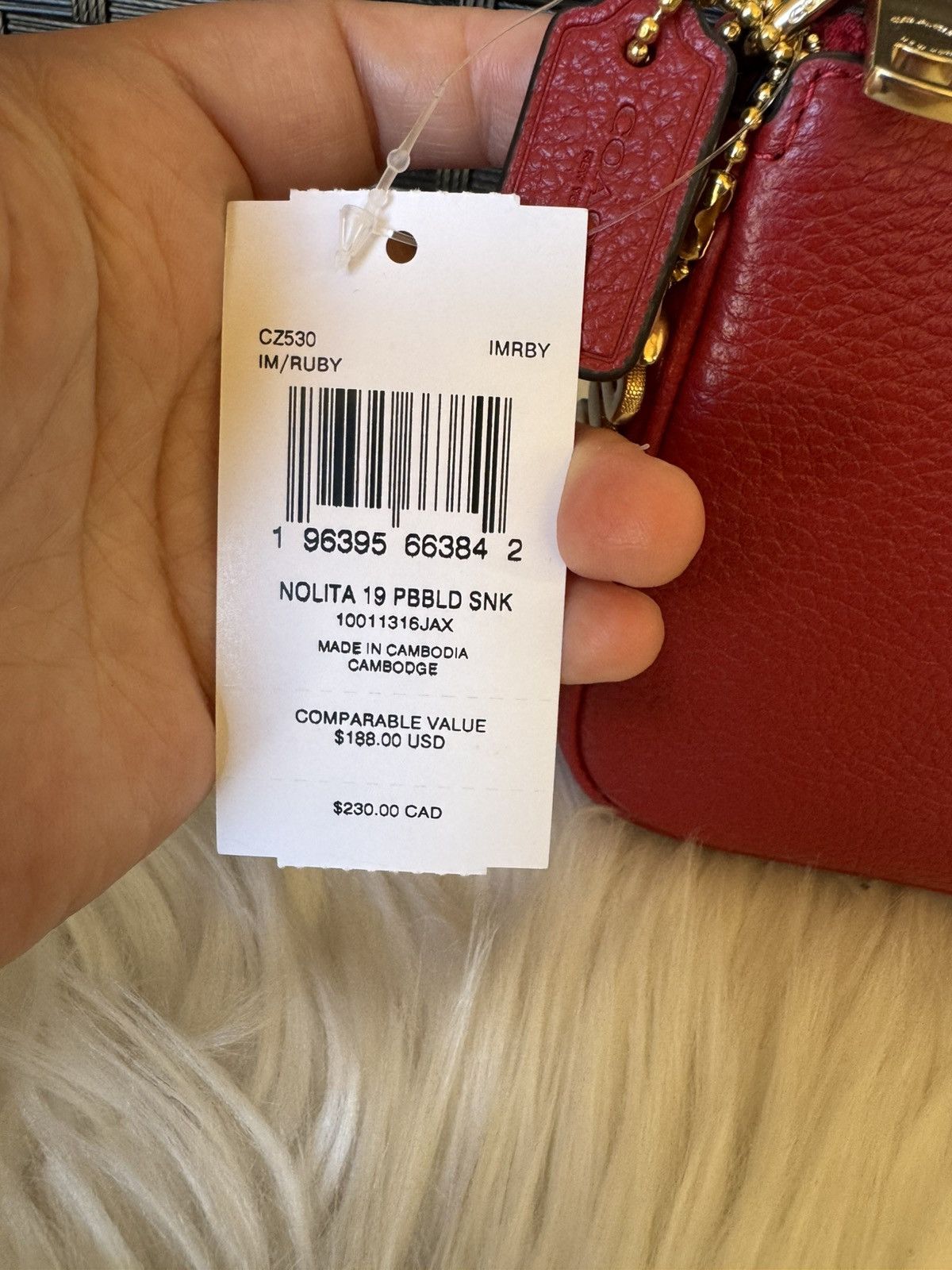 Coach COACH CZ930 New Year Nolita 19 With Snake Charm Refined Size ONE SIZE - 5 Thumbnail