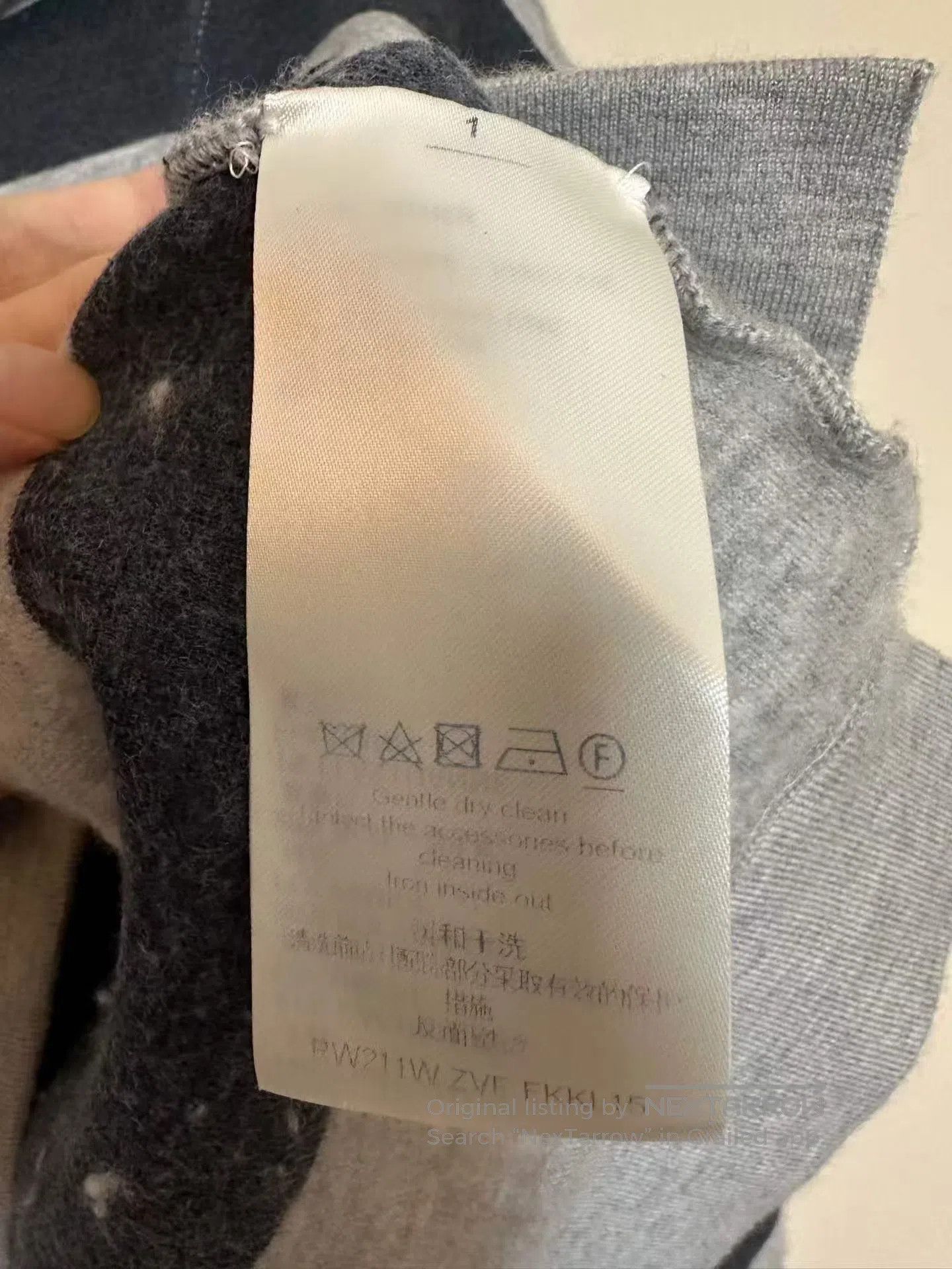 Louis Vuitton Louis Vuitton Cashmere old flower half-zip sweatshirt| Size US S / EU 44-46 / 1 - 5 Thumbnail