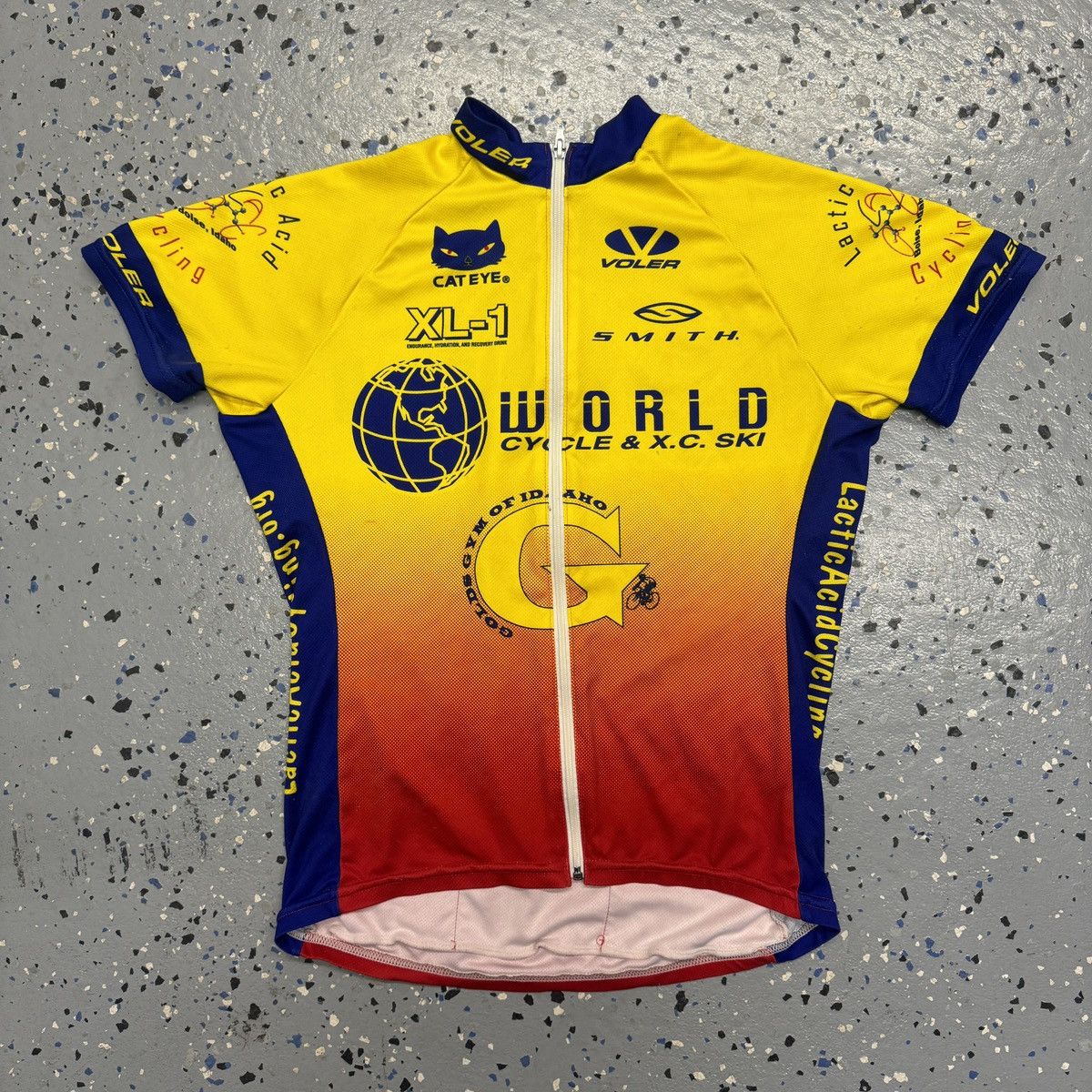 Vintage Vintage Voler Cycling Jersey Idaho Made In USA S Size US S / EU 44-46 / 1 - 1 Thumbnail