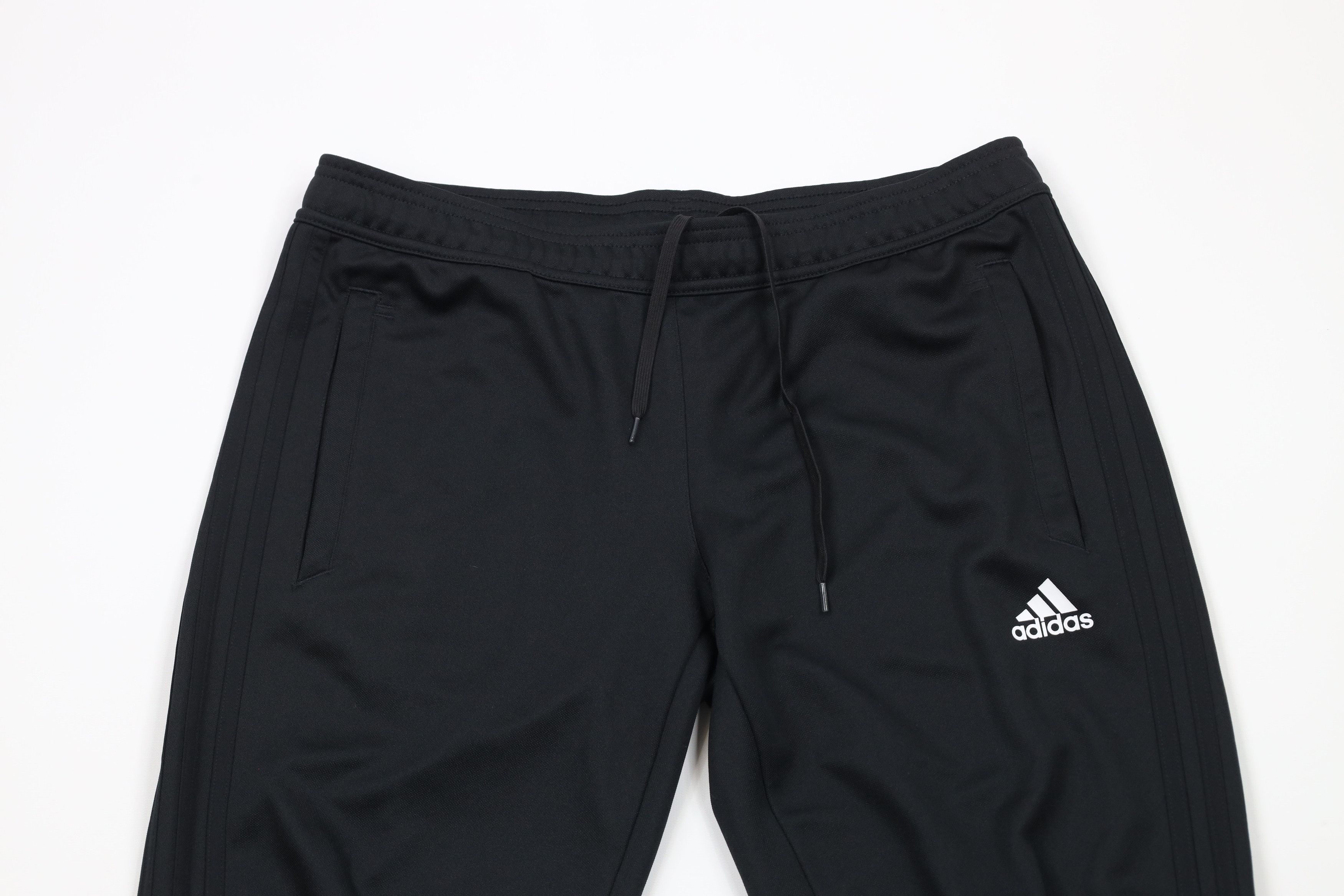 Adidas × Vintage Vintage Adidas Tapered Leg Soccer Warm Up Sweatpants Black Size US 34 / EU 50 - 2 Thumbnail