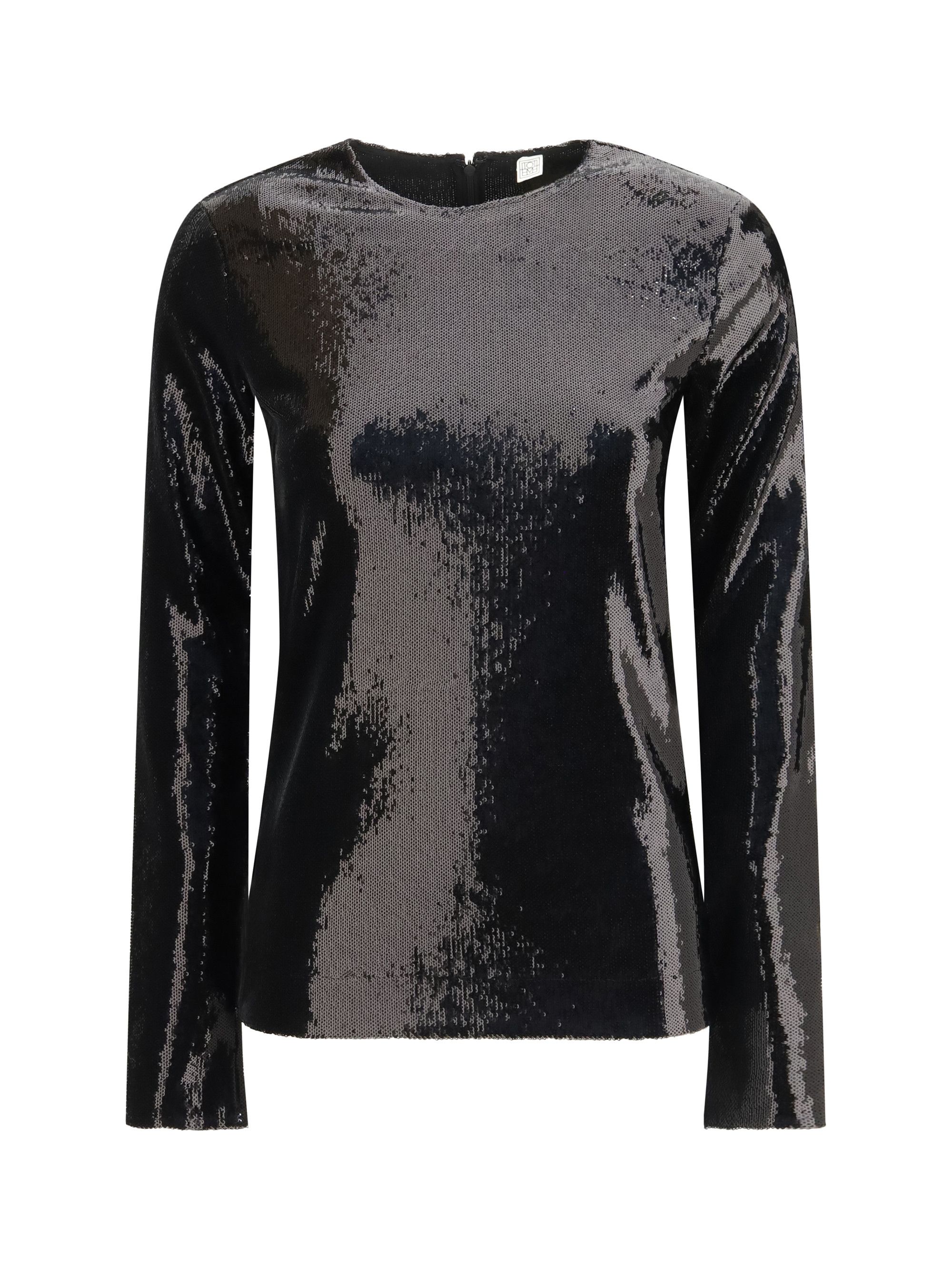 Toteme Long-sleeved sequin Top Size L / US 10 / IT 46 - 1 Thumbnail