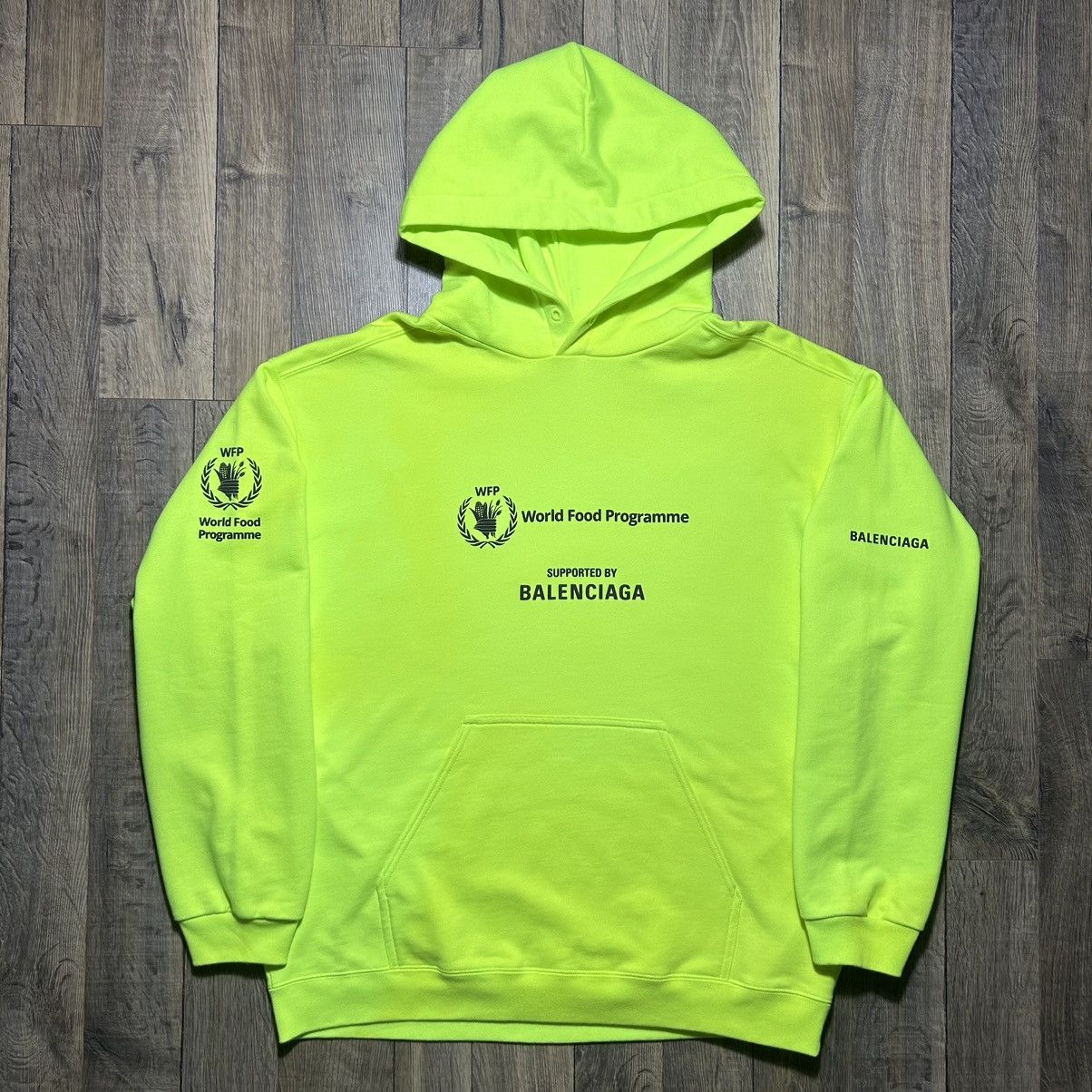 Balenciaga Balenciaga World Food Programme Hoodie Large NWT
