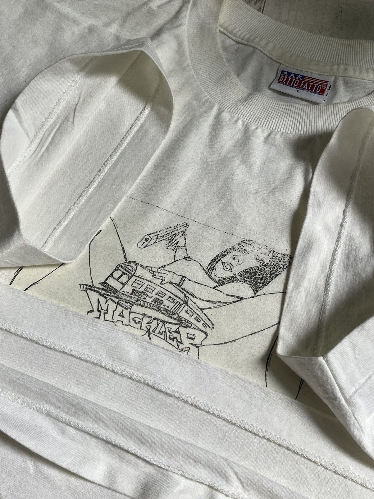 Vintage Vintage Machler 00’s Graffiti Art Germany T-Shirt RARE Size US L / EU 52-54 / 3 - 10 Thumbnail