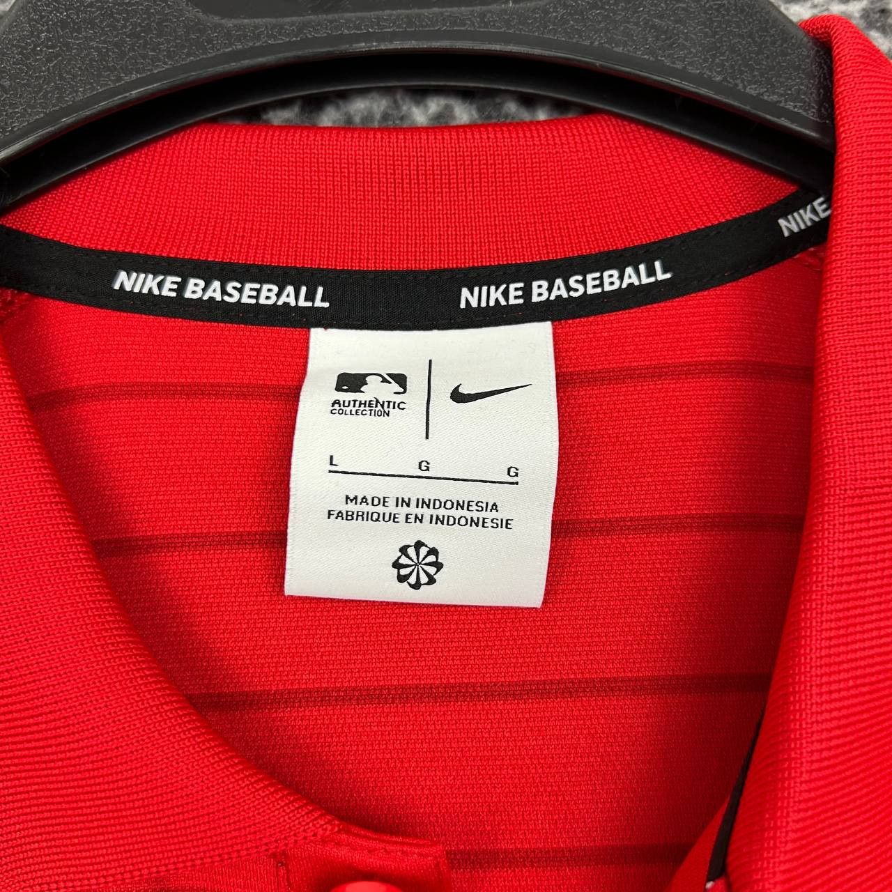 Nike Nike Polo Shirt Men Large Washington Nationals Striped Size US L / EU 52-54 / 3 - 3 Thumbnail