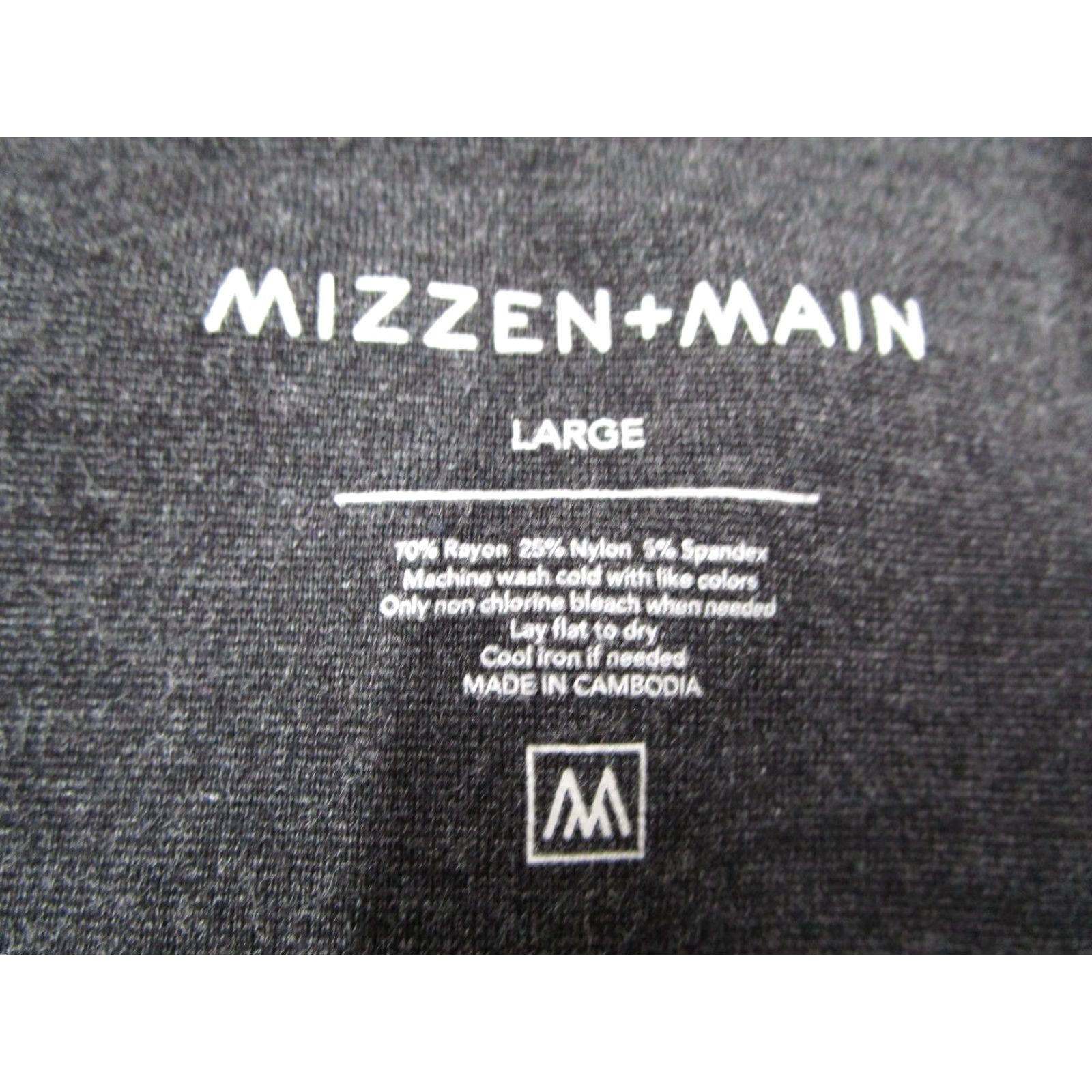 Mizzen+Main Mizzen+Main Sweater Adult Large Gray Quarter Zip Pullover Performance Stretch Preppy Mens Size US L / EU 52-54 / 3 - 2 Thumbnail