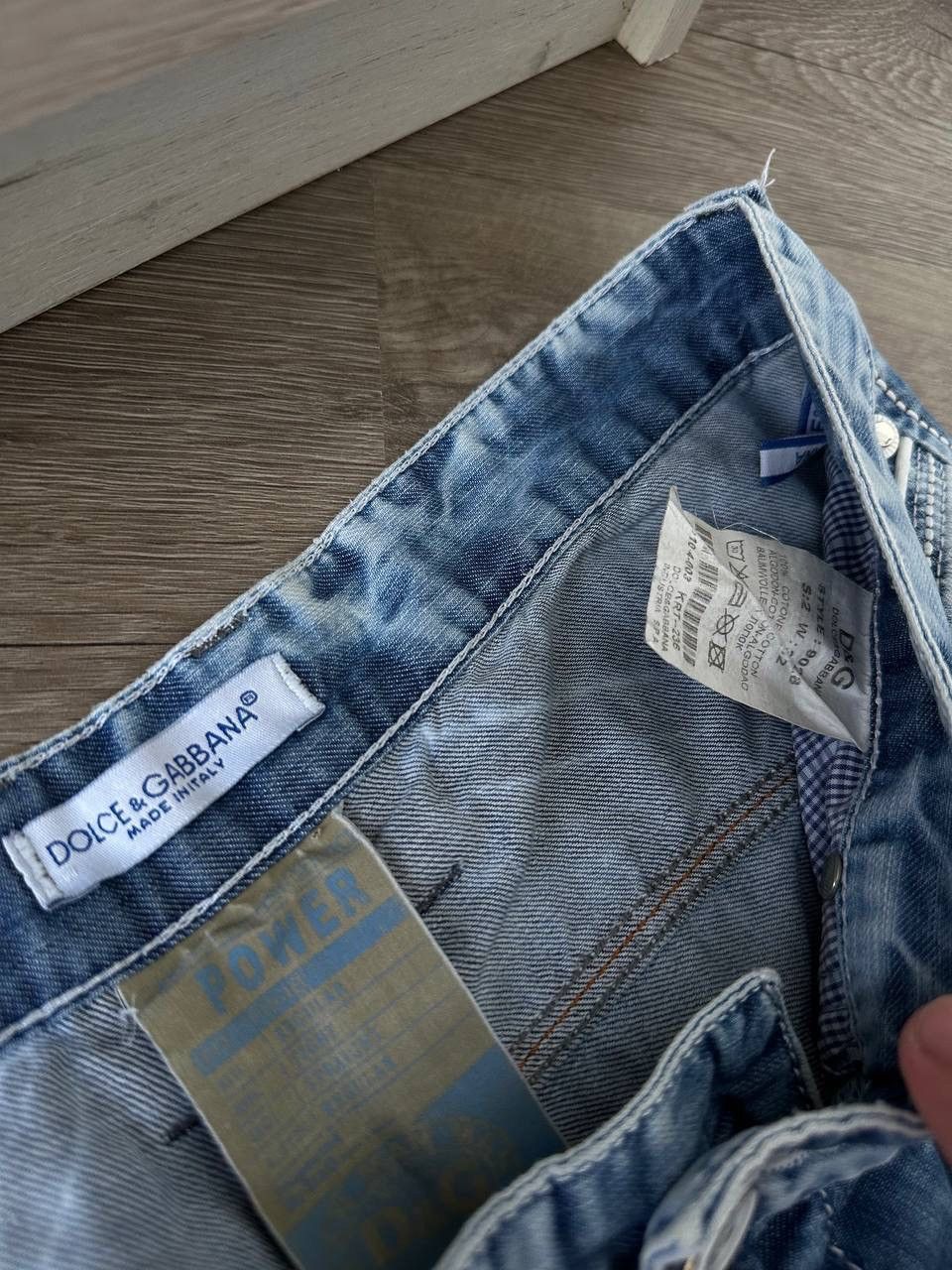 Dolce & Gabbana × Vintage Vintage Dolce Gabbana Blue Denim Avantgarde Pants Size US 32 / EU 48 - 7 Thumbnail
